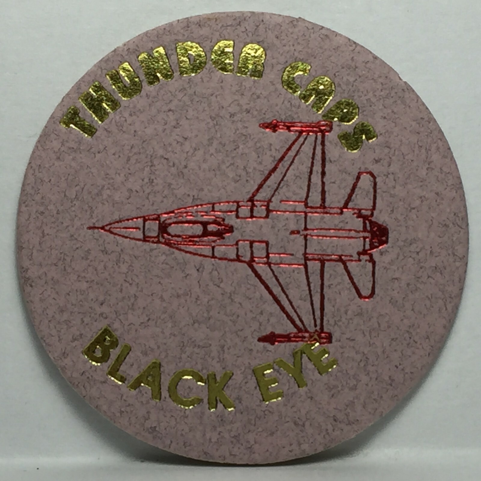Vintage Pog / Milk Cap * Thunder Caps / Black Eye * Pink Jet #1 * Bin44