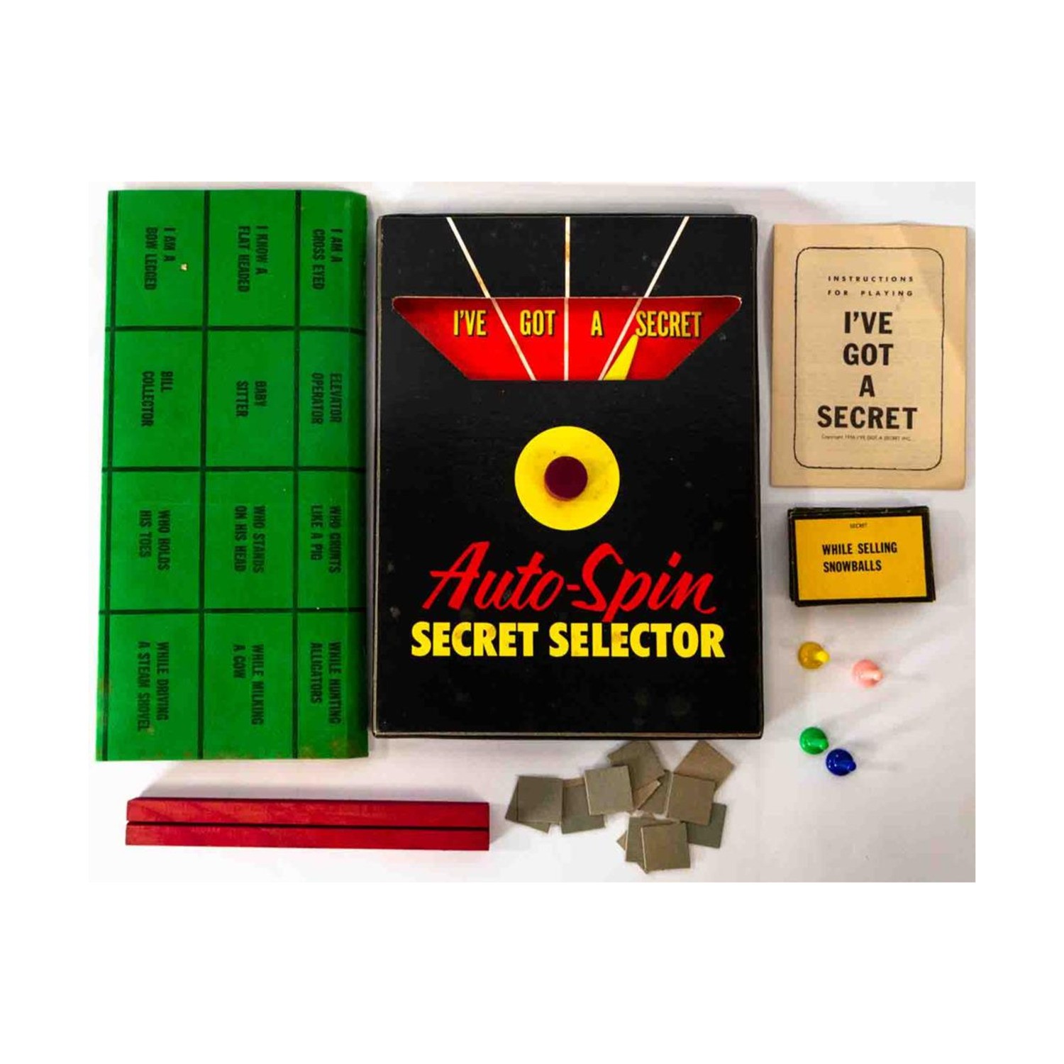 Lowell Toys Boardgame I’ve Got A Secret Bag VG+