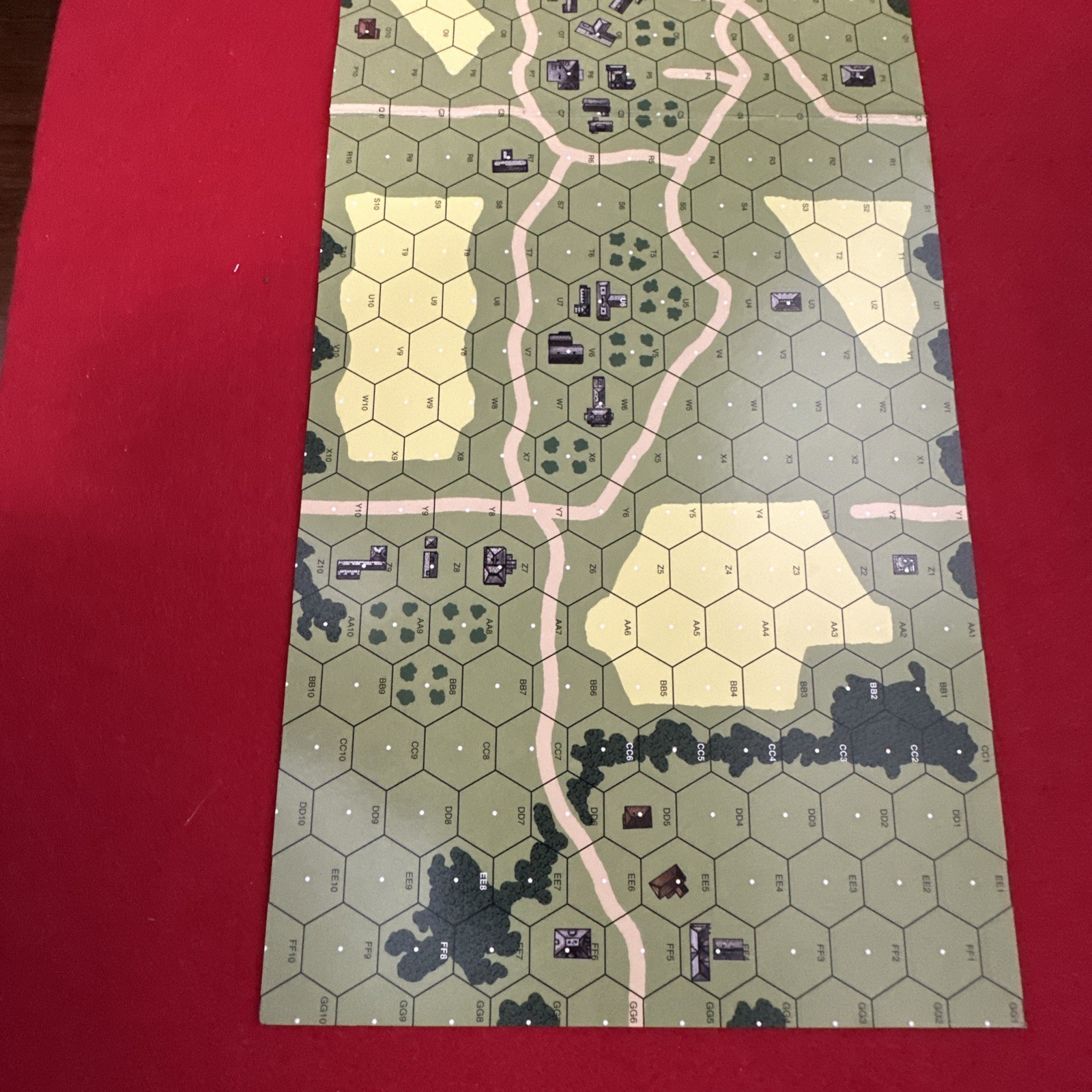 ASL/ Squad Leader Cardstock Map Board Y, by MMP