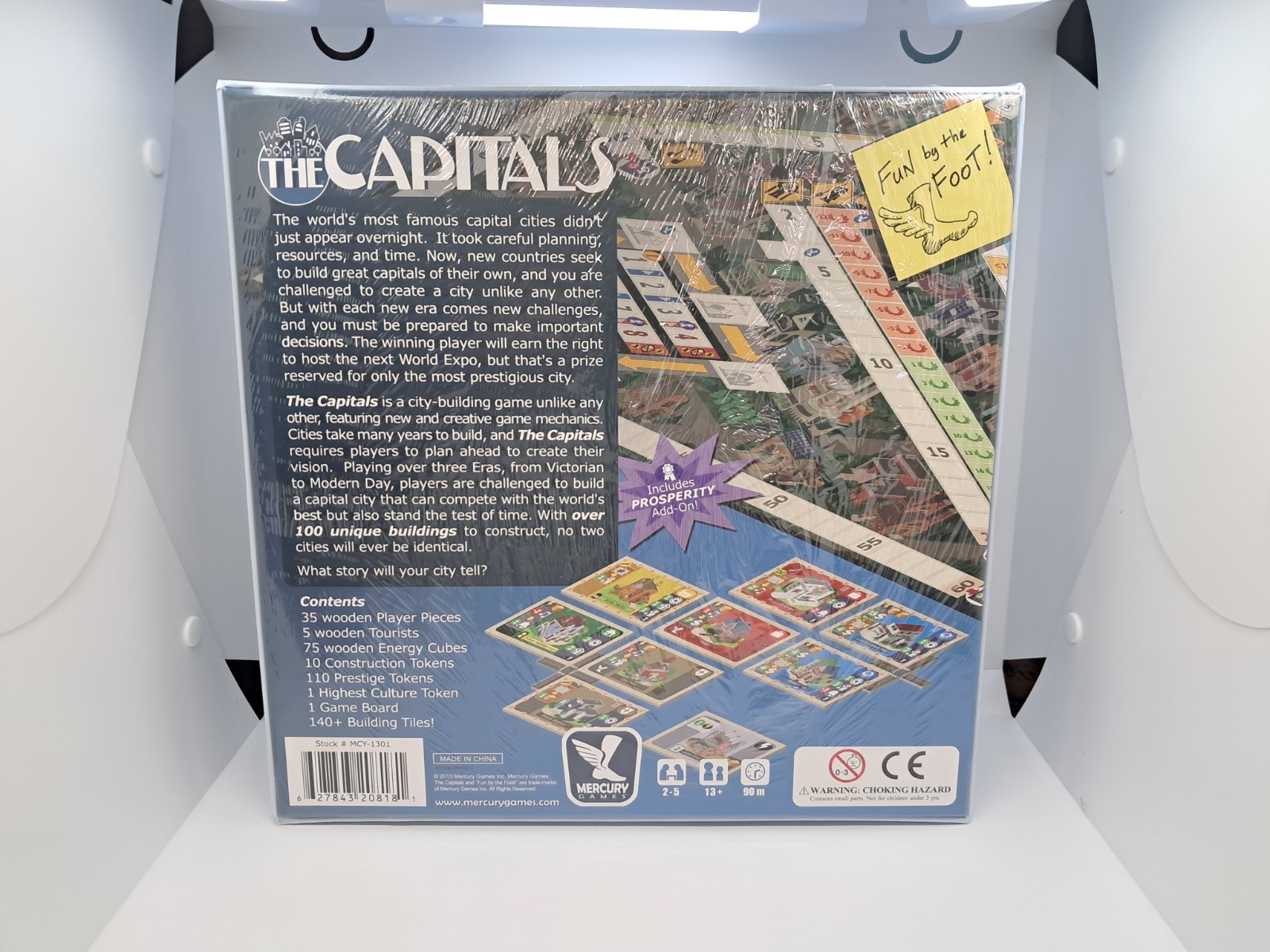 The Capitals: Cities Through Time By Mercury Games New Sealed