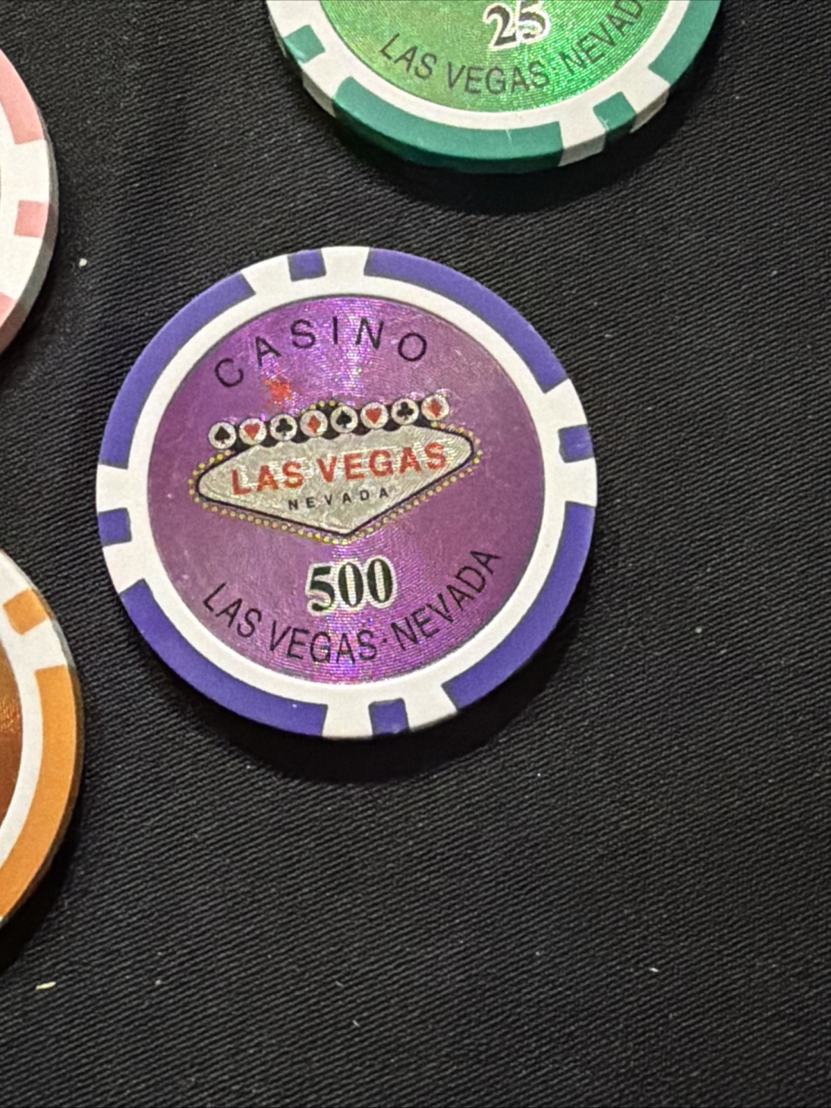 Vintage Las Vegas Nevada Casino chips High Dollar As 8 Pieces As Pictured 😎