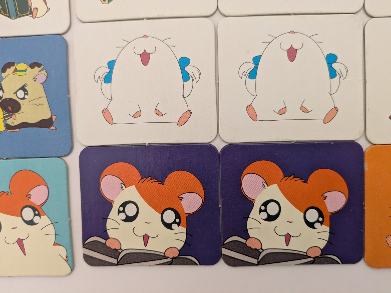 Hamtaro Memory Game COMPLETE Milton Bradley MB Hasbro 72 Cards 2002 Anime
