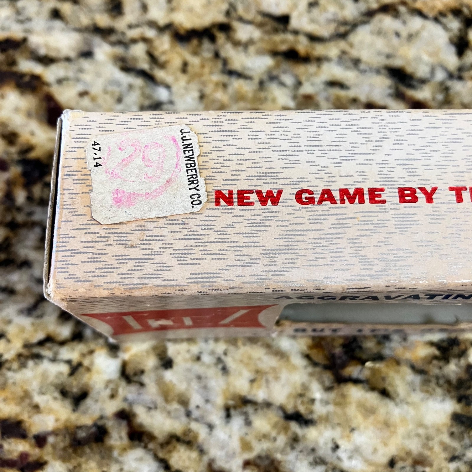 Vintage 1954 Teez Teez Peg Traditional Game in Box, USA