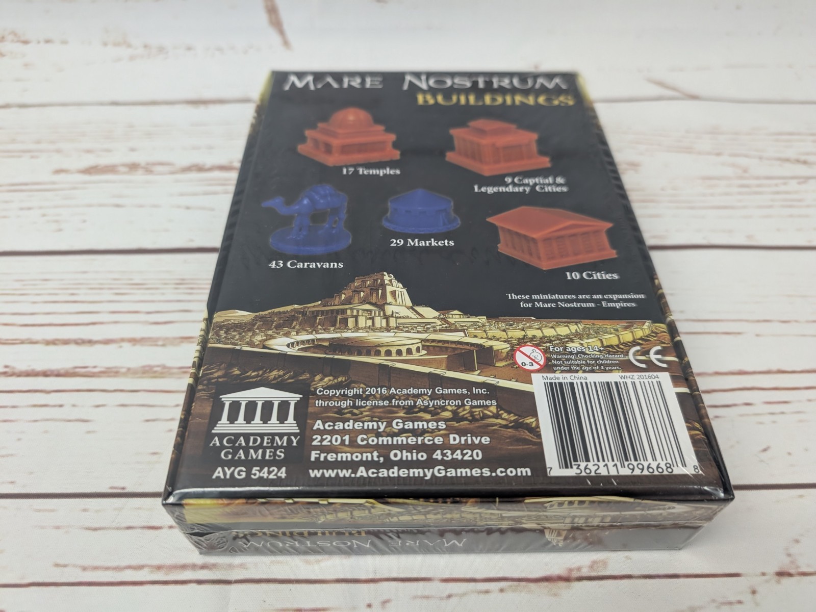Mare Nostrum Buildings Expansion Civilization Board Game Academy Games NIS