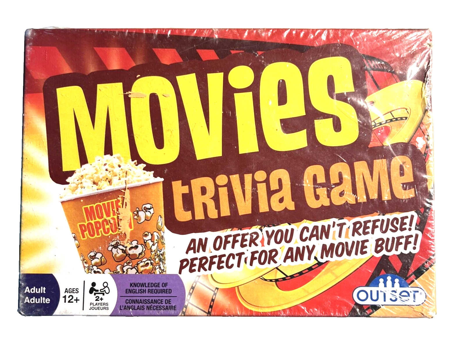 *Movies Trivia Game* Outset Perfect for Movie Buff 220 Cards Canada 2016 Sealed