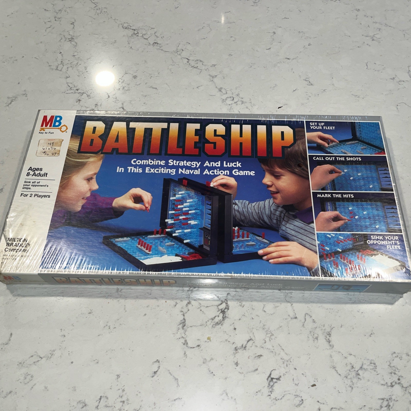 Sealed Box 1984 Vintage Battleship Board Game Classic 1984 Milton Bradley NEW!