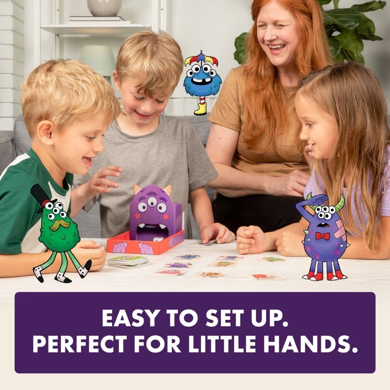 Monster Match Board Game: Educational Social Skills, Fast Play, 2-6 Players