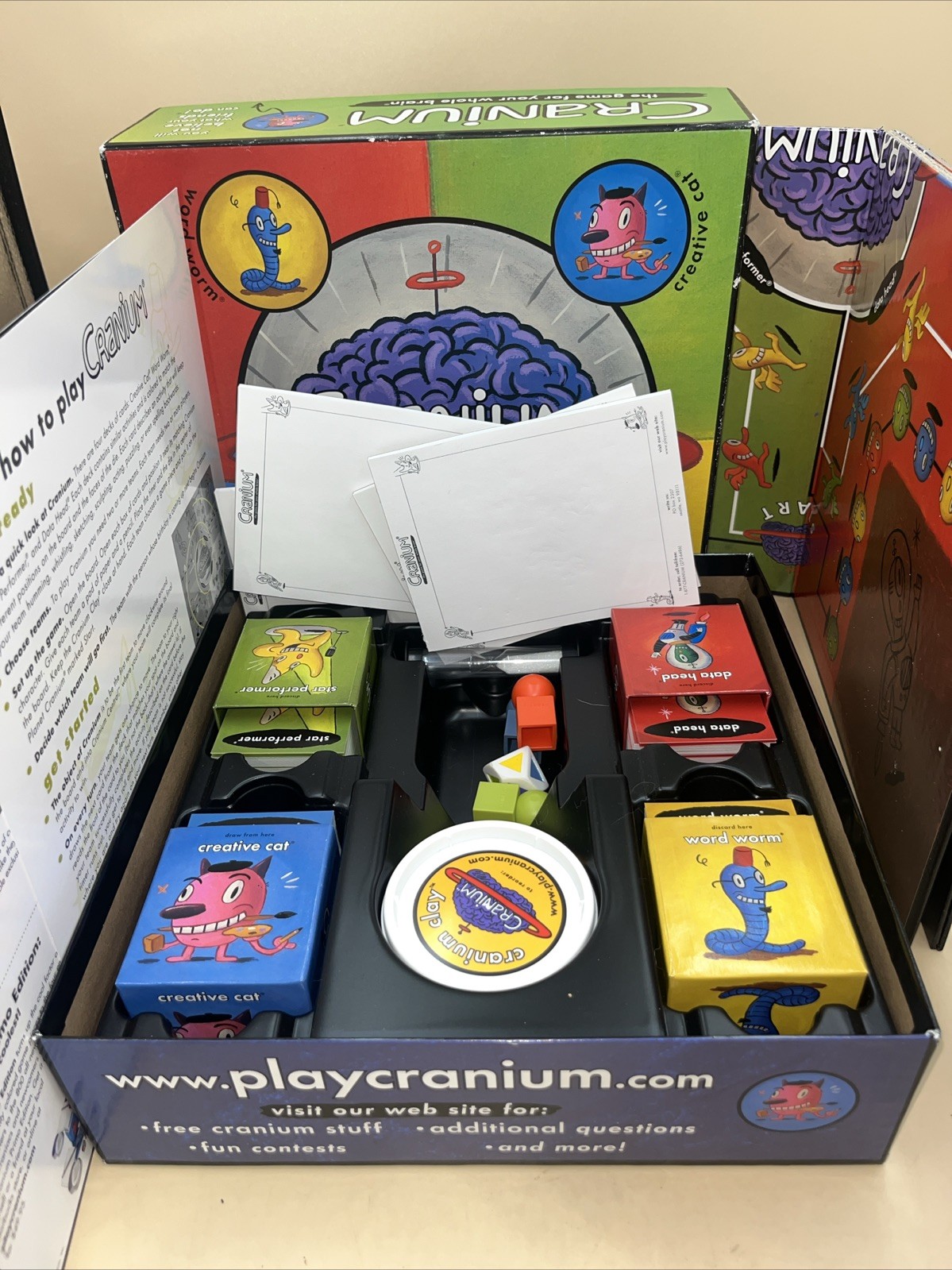 Vintage 2002 Cranium Board Game – Complete Classic Creative Party Edition