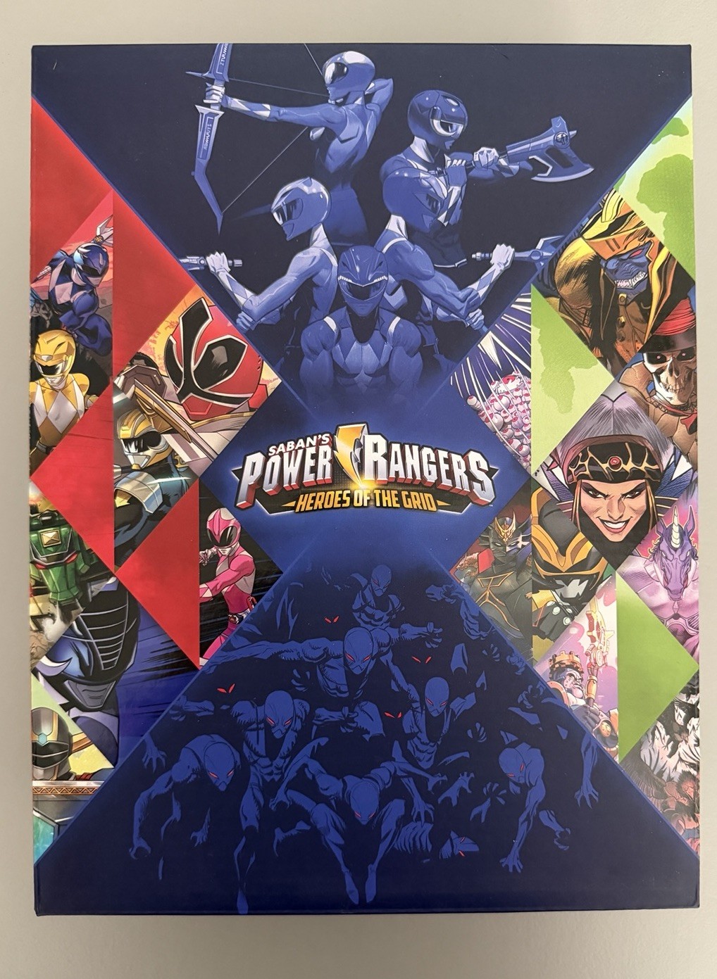 Power Rangers Heroes of the Grid Kickstarter Deluxe Box Storage Organizer OOP