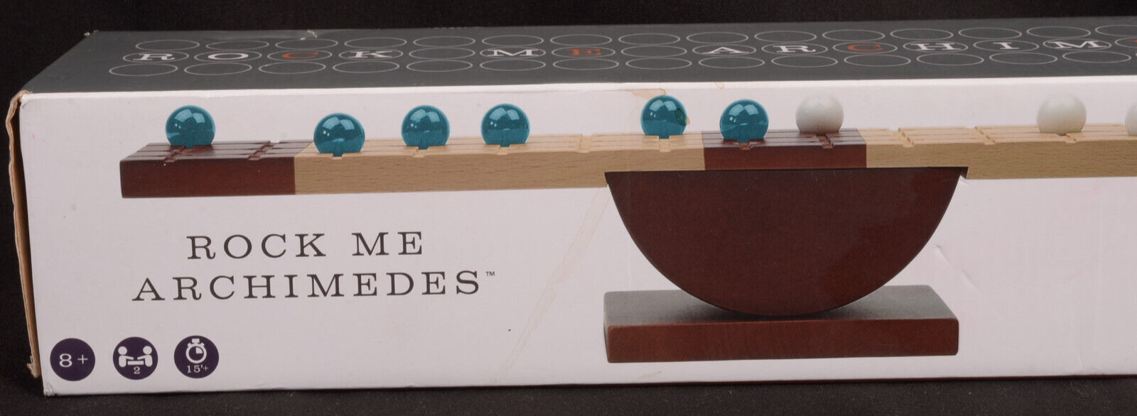 Rock Me Archimedes Lever Balance Strategy Game Marbles Brain Workshop Complete