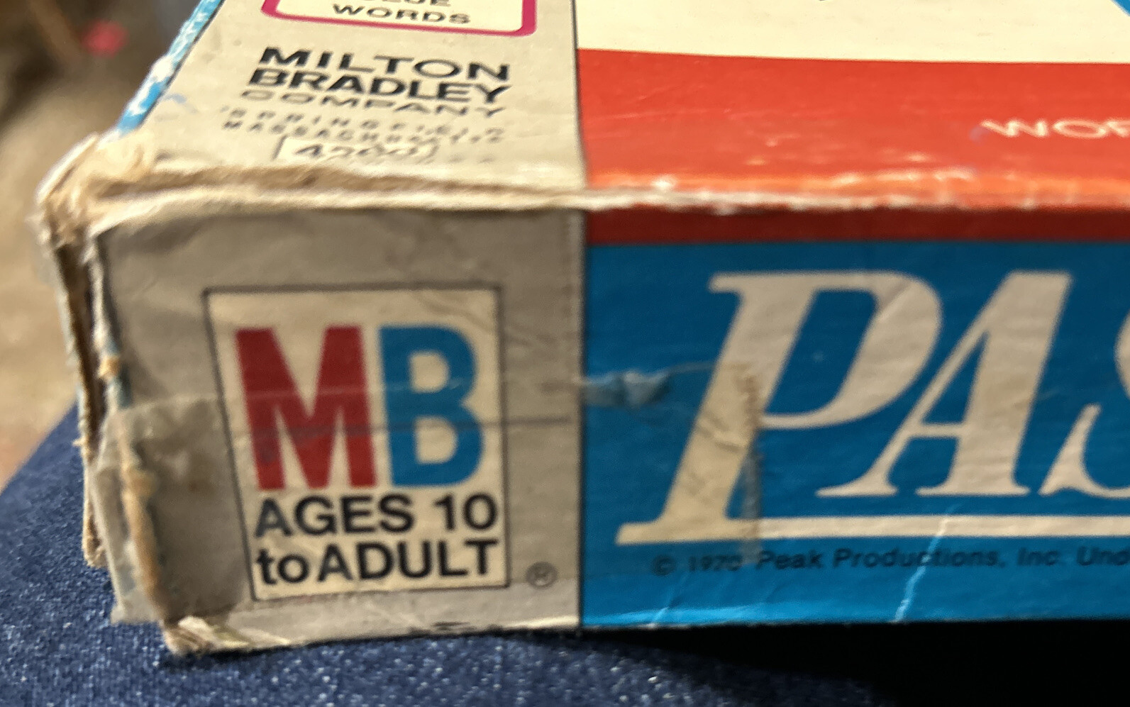 Vintage Password 12th edition game Complete 1970 Milton Bradley Ages 10 To Adult