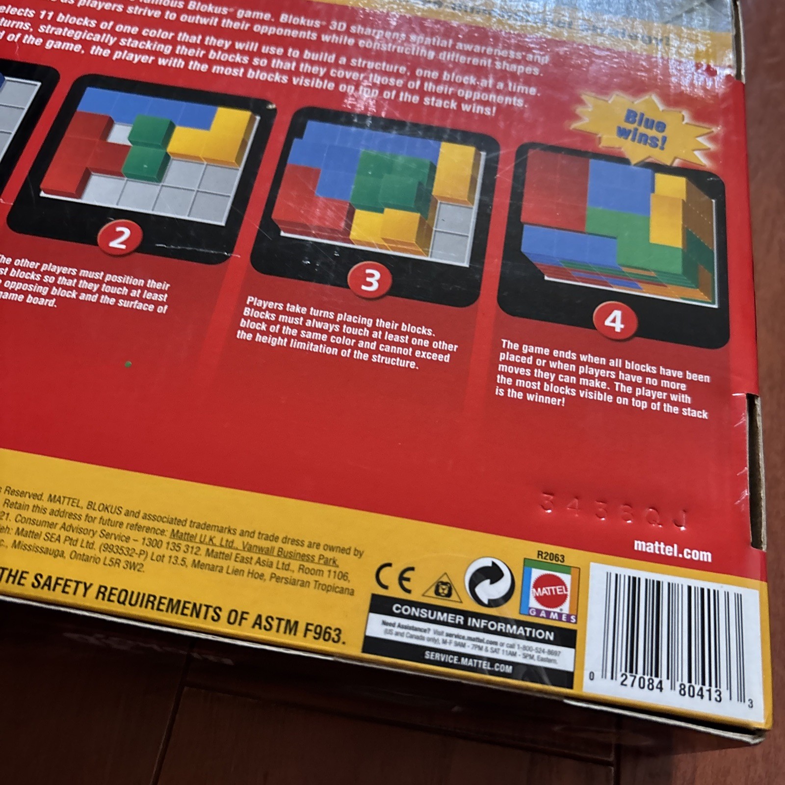 Blokus 3D Block Building Strategy Board Game 2008 Mattel NEW Factory SEALED