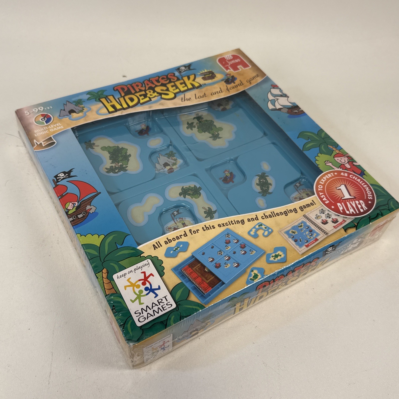 Smart Games Pirates Hide & Seek Multi Level Logic Game For Ages 5-99 1 Player