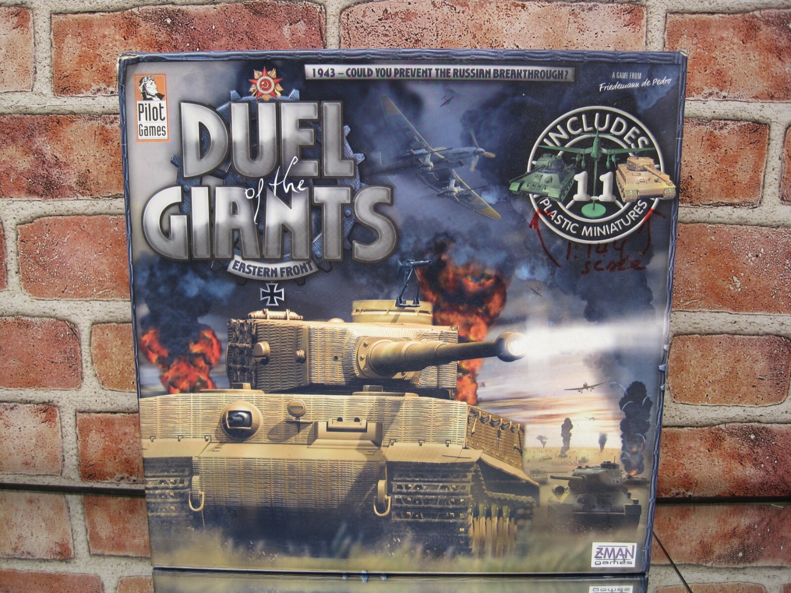 Duel of the Giants WW2 Eastern Front Tank Miniature Wargame Z-Man Board Game