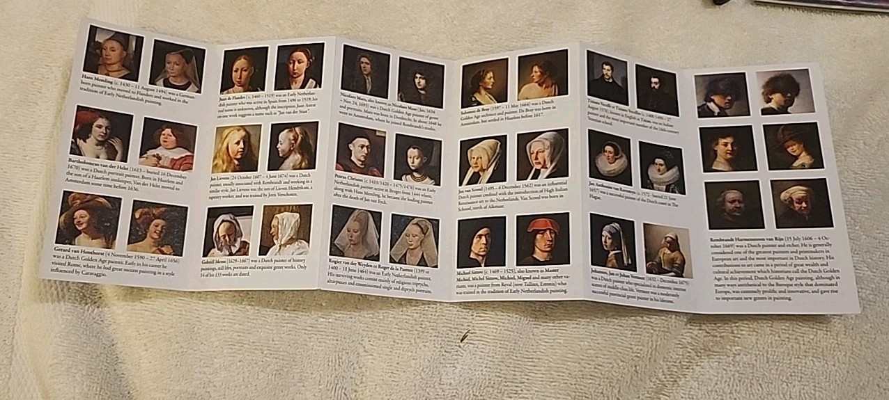 Old Masters Memory Game Matching Card Game BisPublishers Free Shipping USA OBO
