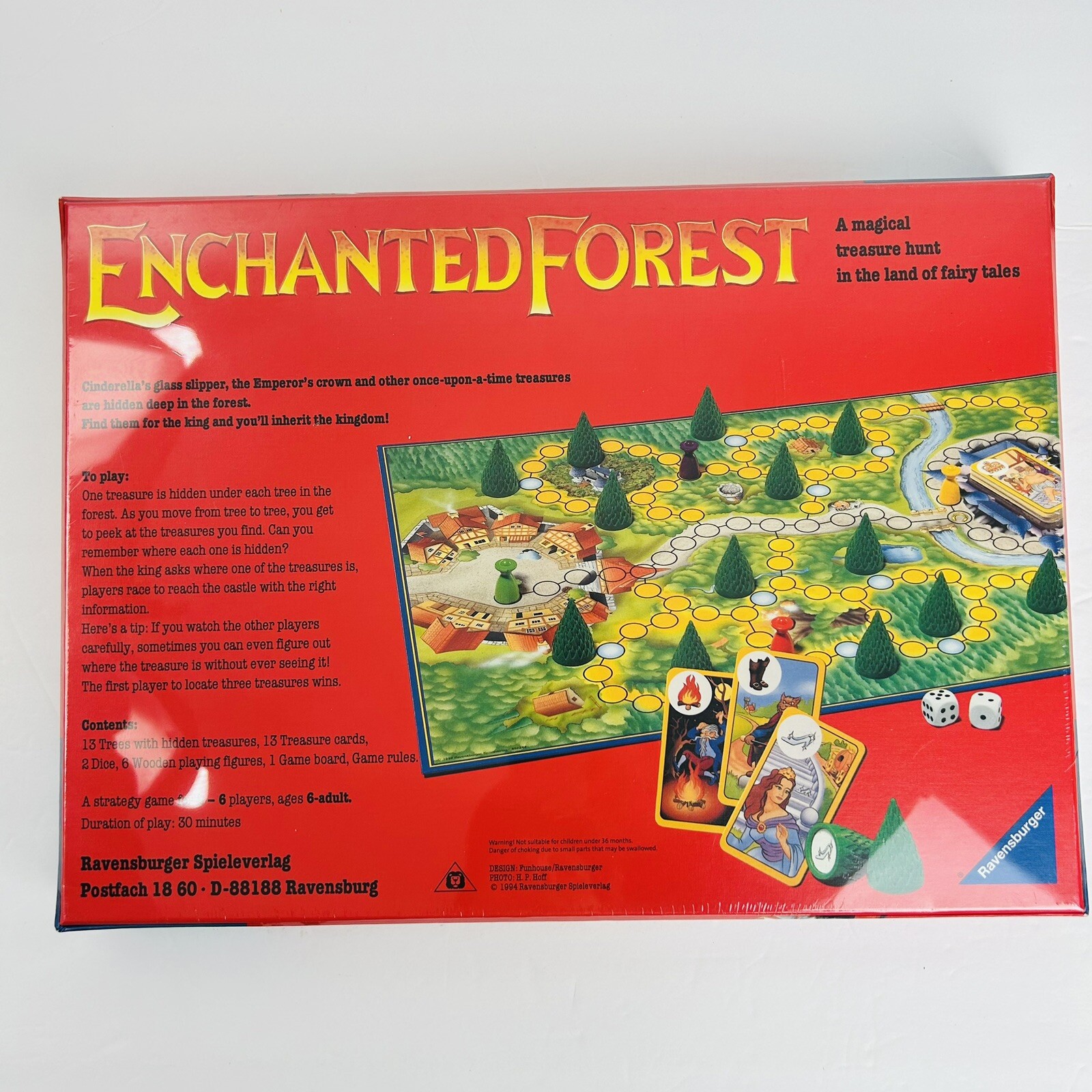 Enchanted Forest 1994 Vintage Board Game Ravensburger -NEW