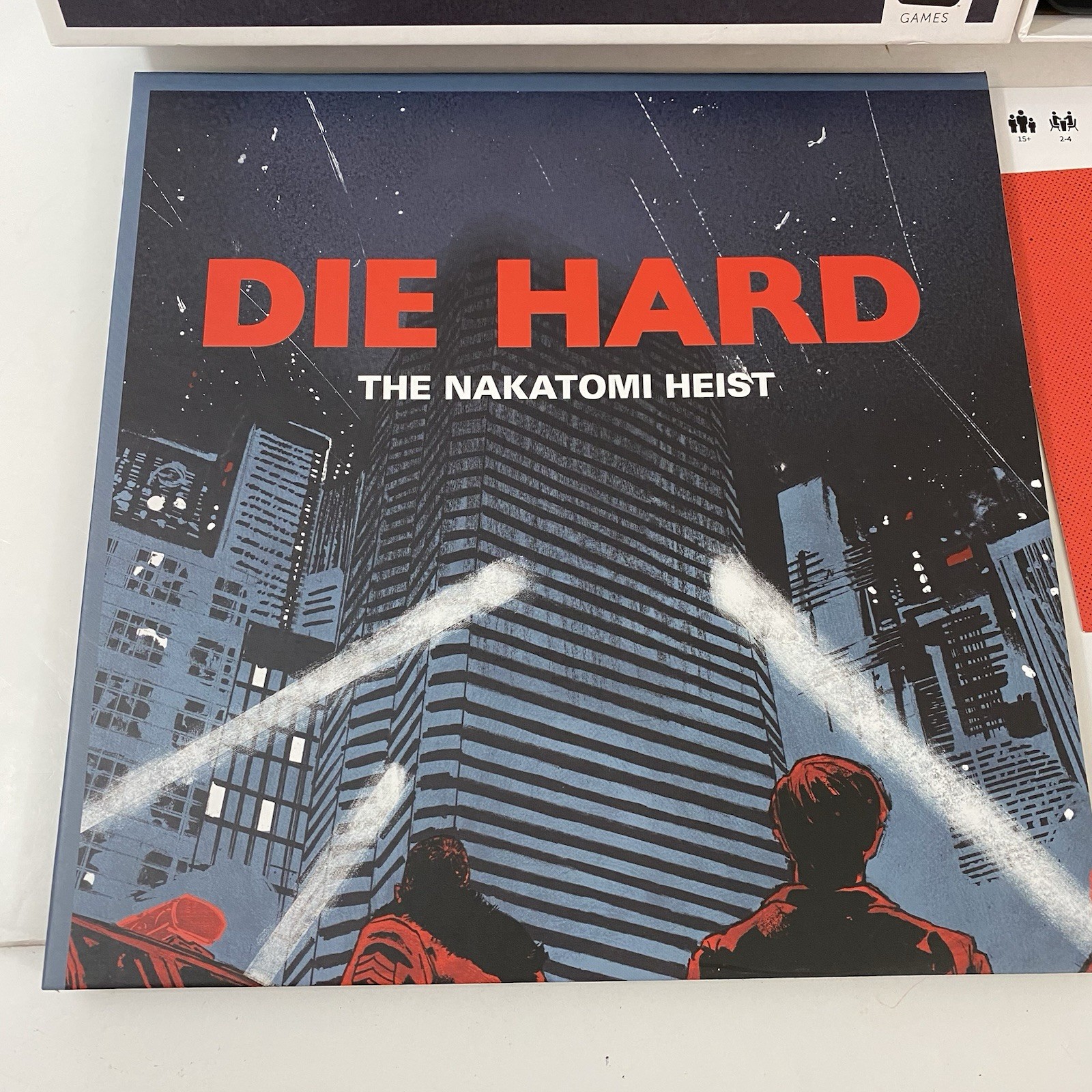 Die Hard The Nakatomi Heist Board Game USAopoly 2019 New Open Box Sealed Cards