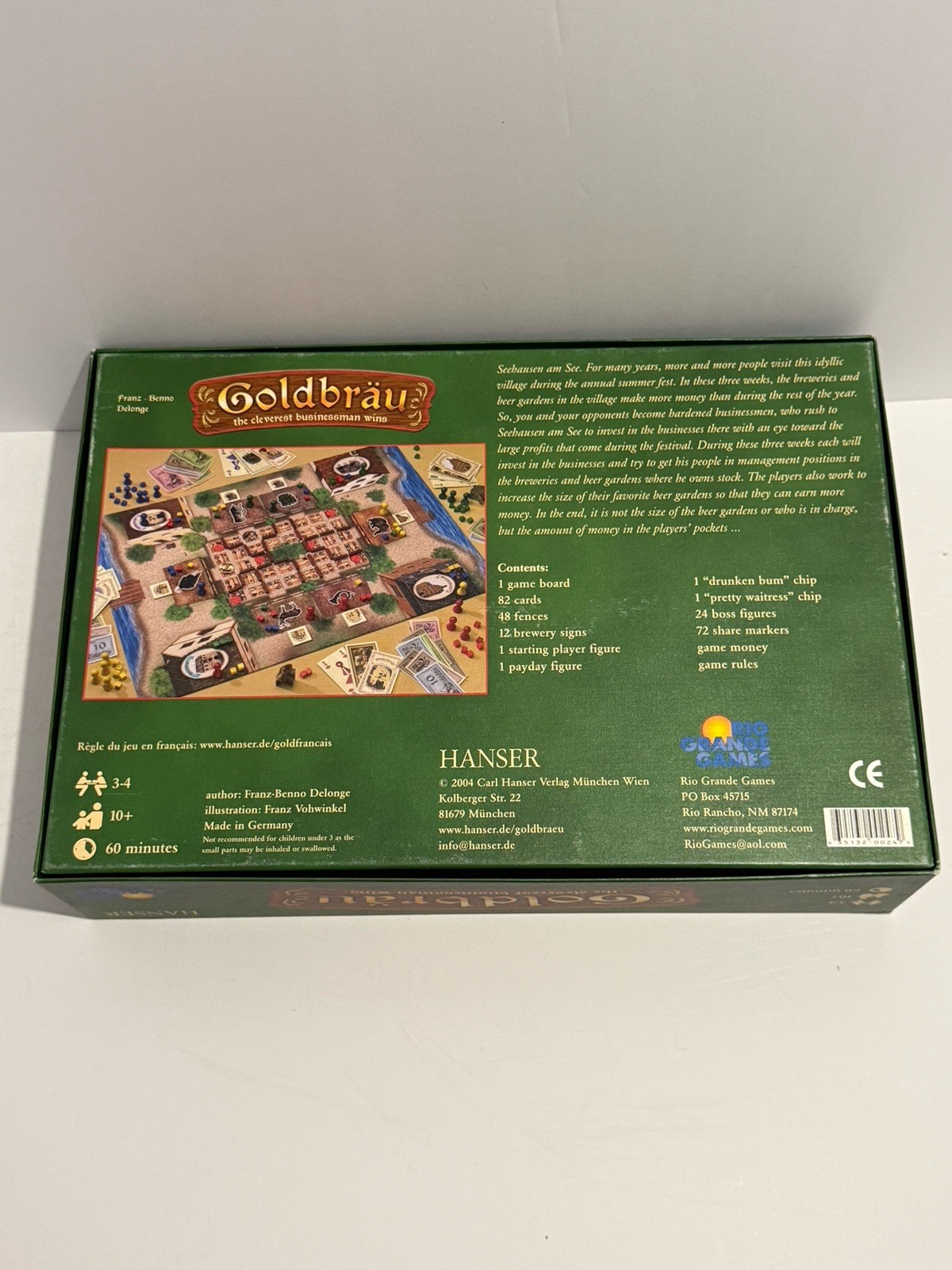 Goldbrau Board Game Rio Grande Games 2004 – Complete