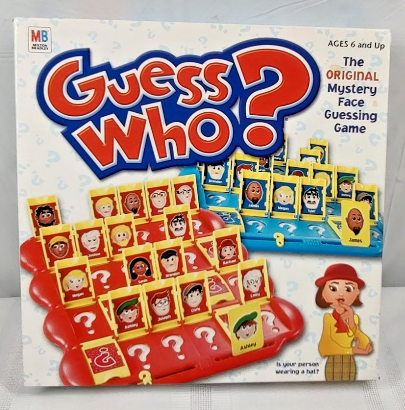 Guess Who ? Board Game Complete 2003 Milton Bradley Matching Memory Family