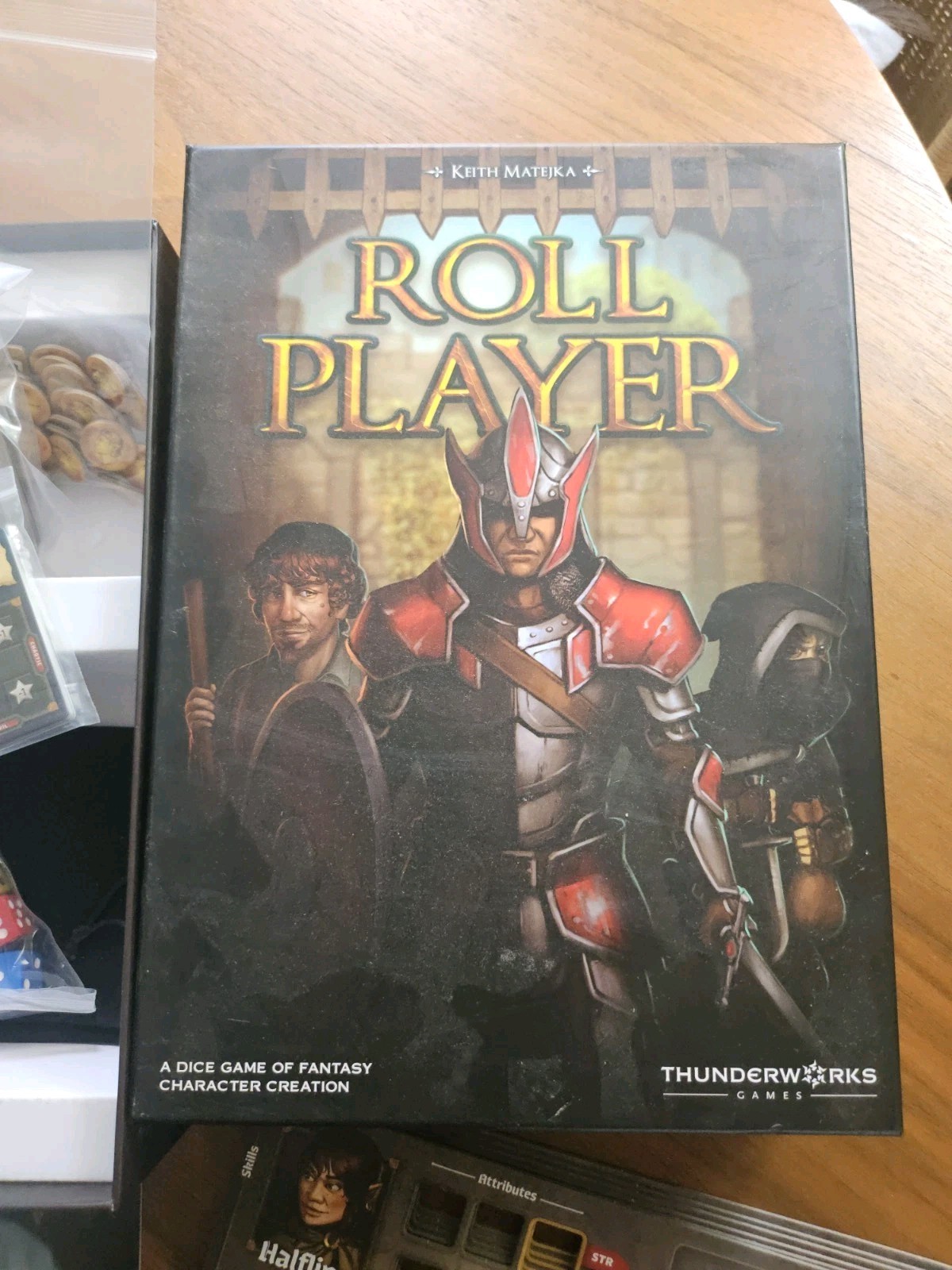 Thunderworks Games Roll Player Board Game; Fantasy Character creation