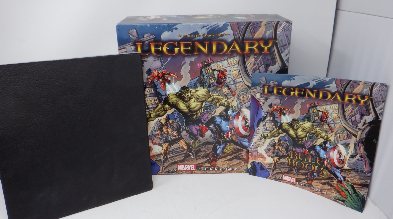 Marvel Legendary + Dark City Expansion Deck Building Game & Extras