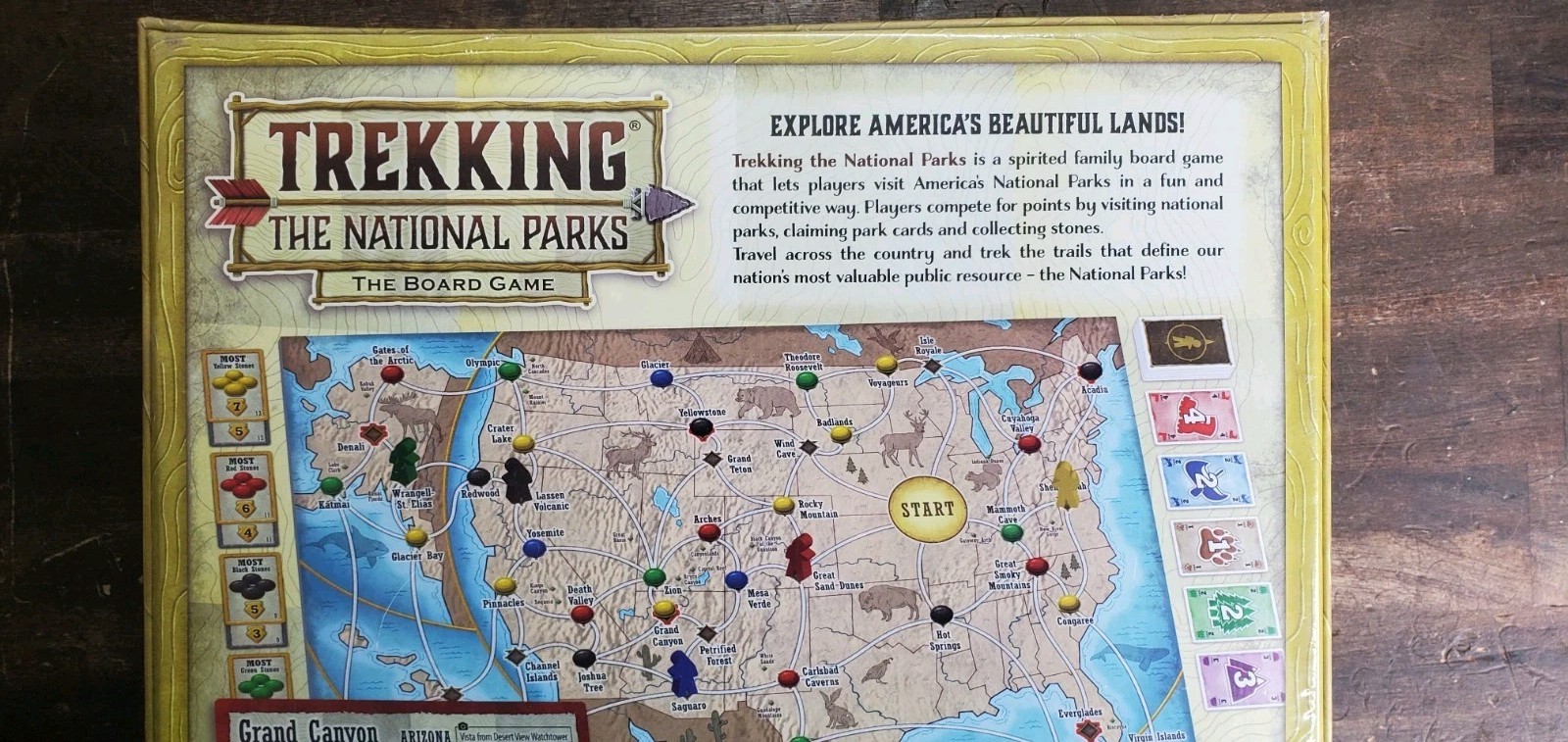 Trekking the National Parks Board Game (2ND Edition) New/Sealed FREE SHIPPING