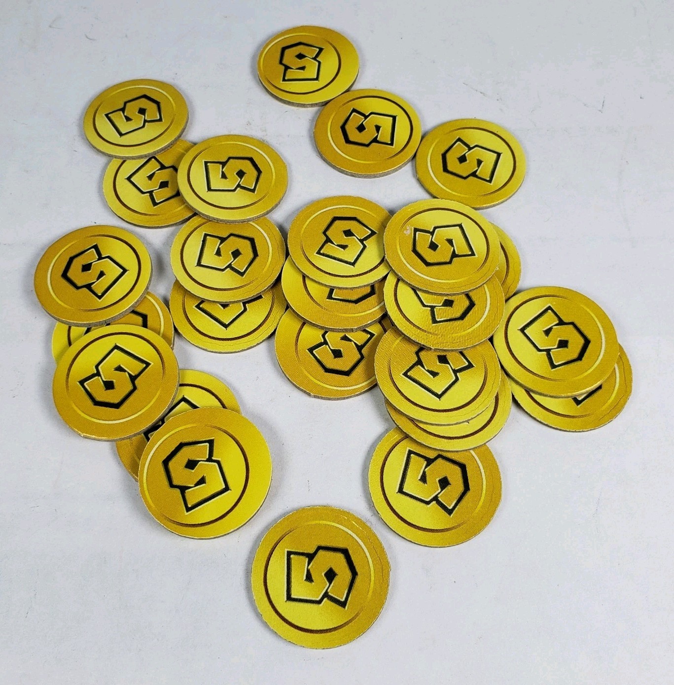 25 Monopoly Gamer Mario Kart $5 Golden Coins Replacement Pieces Parts