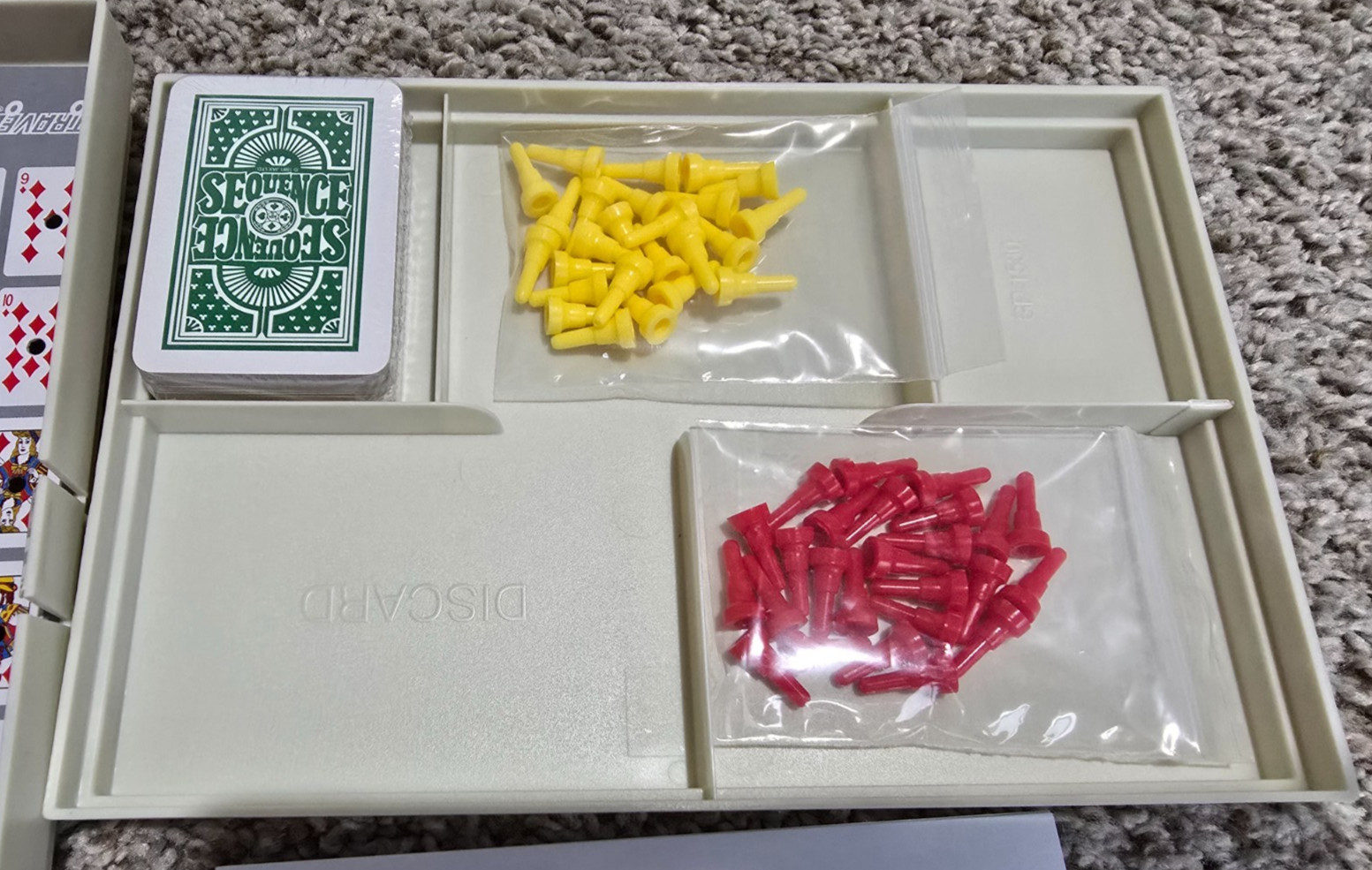 Sequence Strategy Board Game Travel Version – New Unused In Box