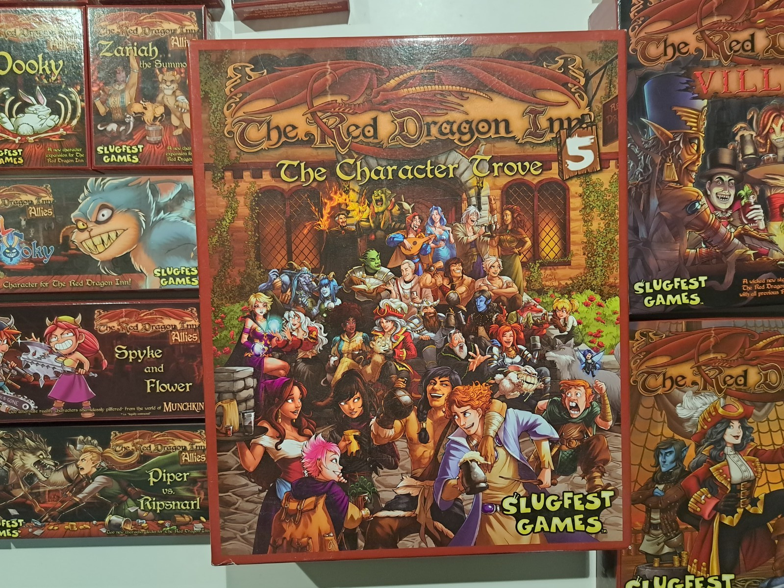 Huge Red Dragon Inn Lot (1-7 + 15 character packs) – Excellent Condition