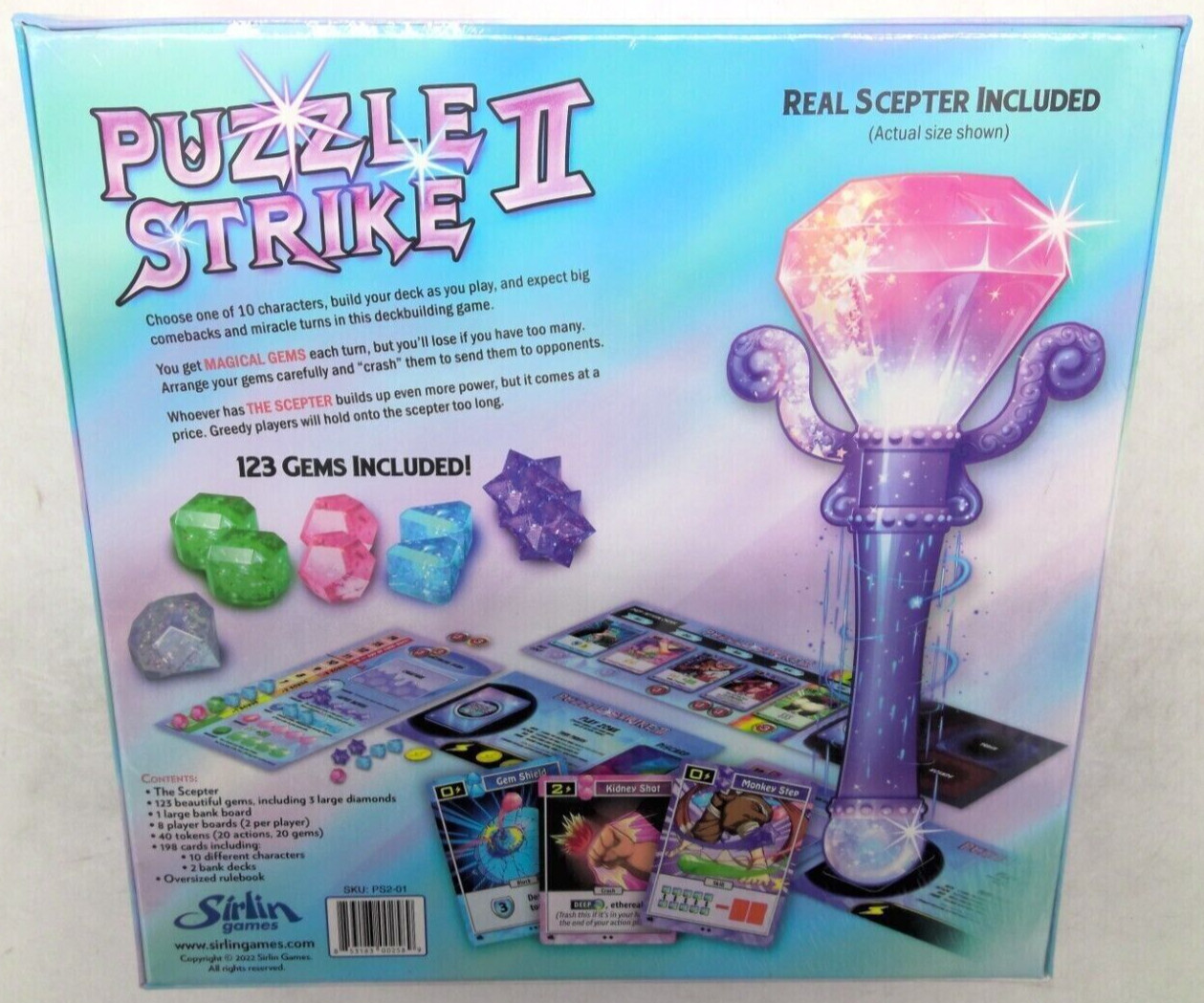 Puzzle Strike II Board Game Sirlin Games SEALED & BRAND NEW (DAMAGED BOX)