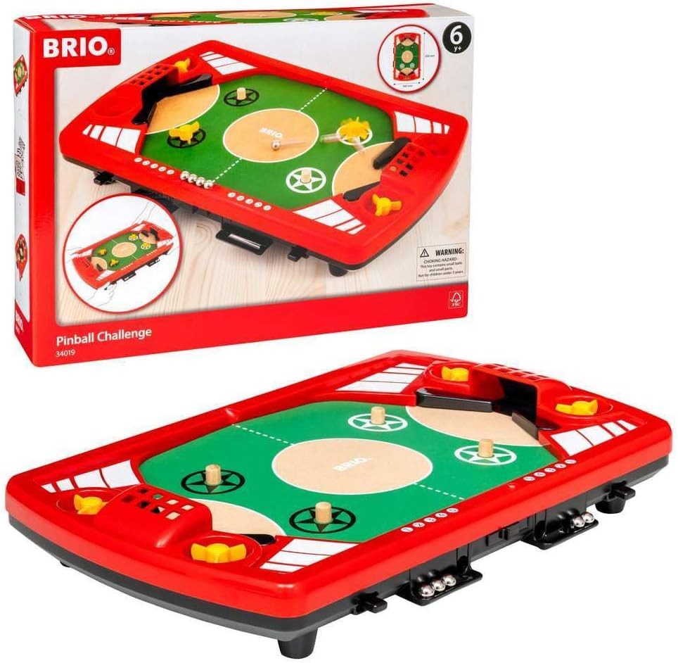 BRIO Games 34019 – Pinball Challenge