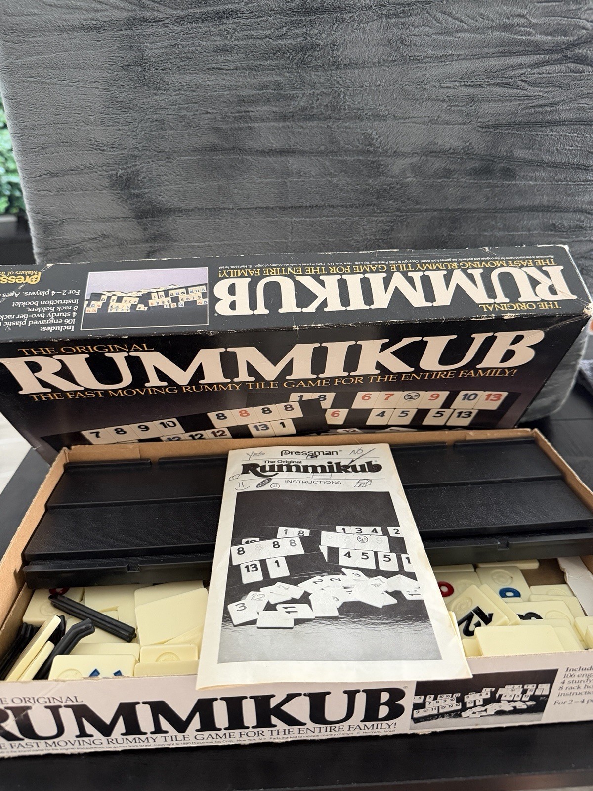 The Original RUMMIKUB Rummy Tile Game #400 Pressman 1987 Edition