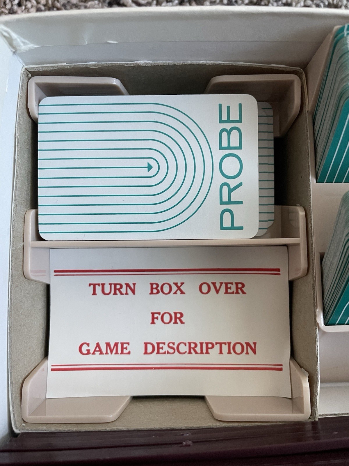 PROBE Parker Brothers Board Game Of Words Vintage 1964 Complete W/instructions