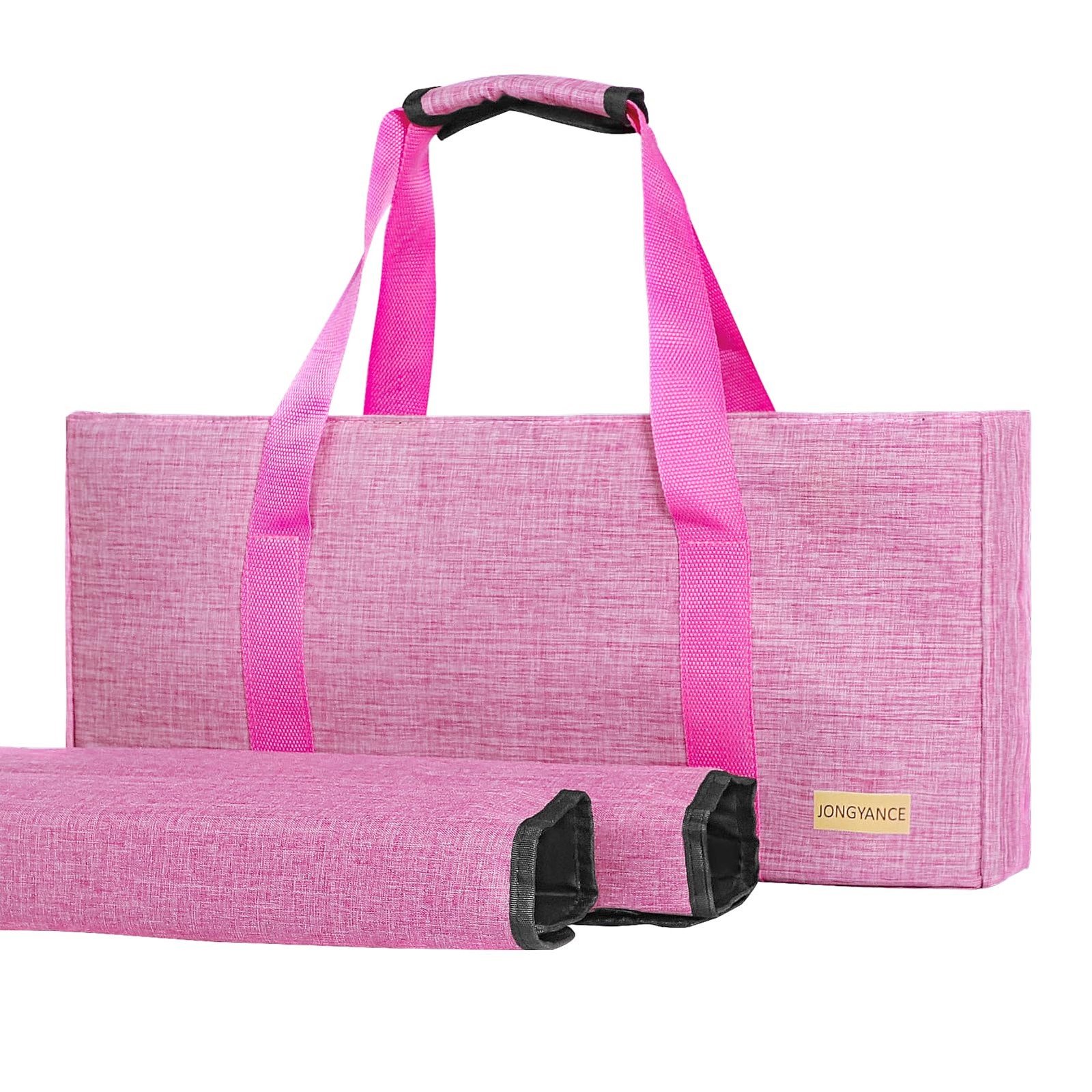 Empty Mahjong Bag, Pink Mah-jongg Carrying Bag with Two Wrappers for American…