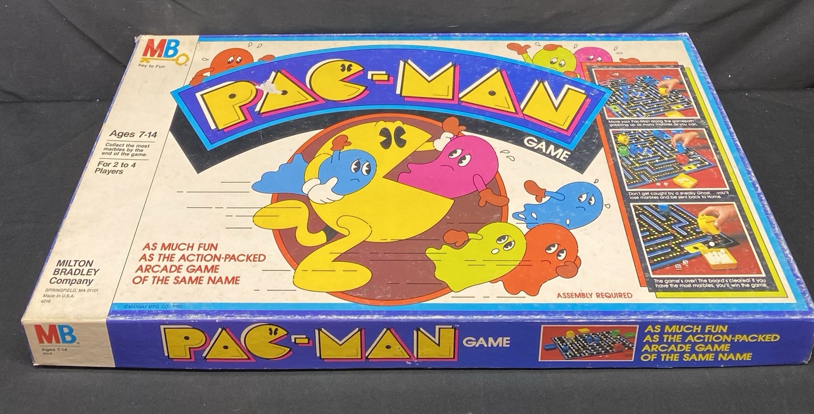 Vintage 1982 Pac-Man Board Game by Milton Bradley MB | Retro Arcade Classic