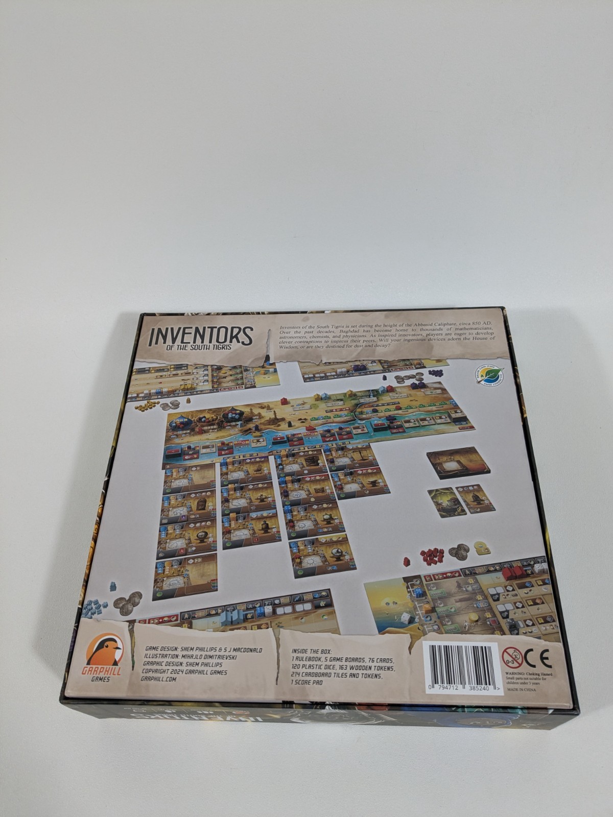 Renegade RGS02743 Game Studios Inventors of The South Tigris Strategy Board