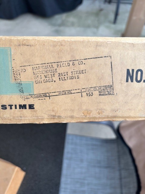 1966 Vintage Indoor BasBALL Game – with original box and instructions