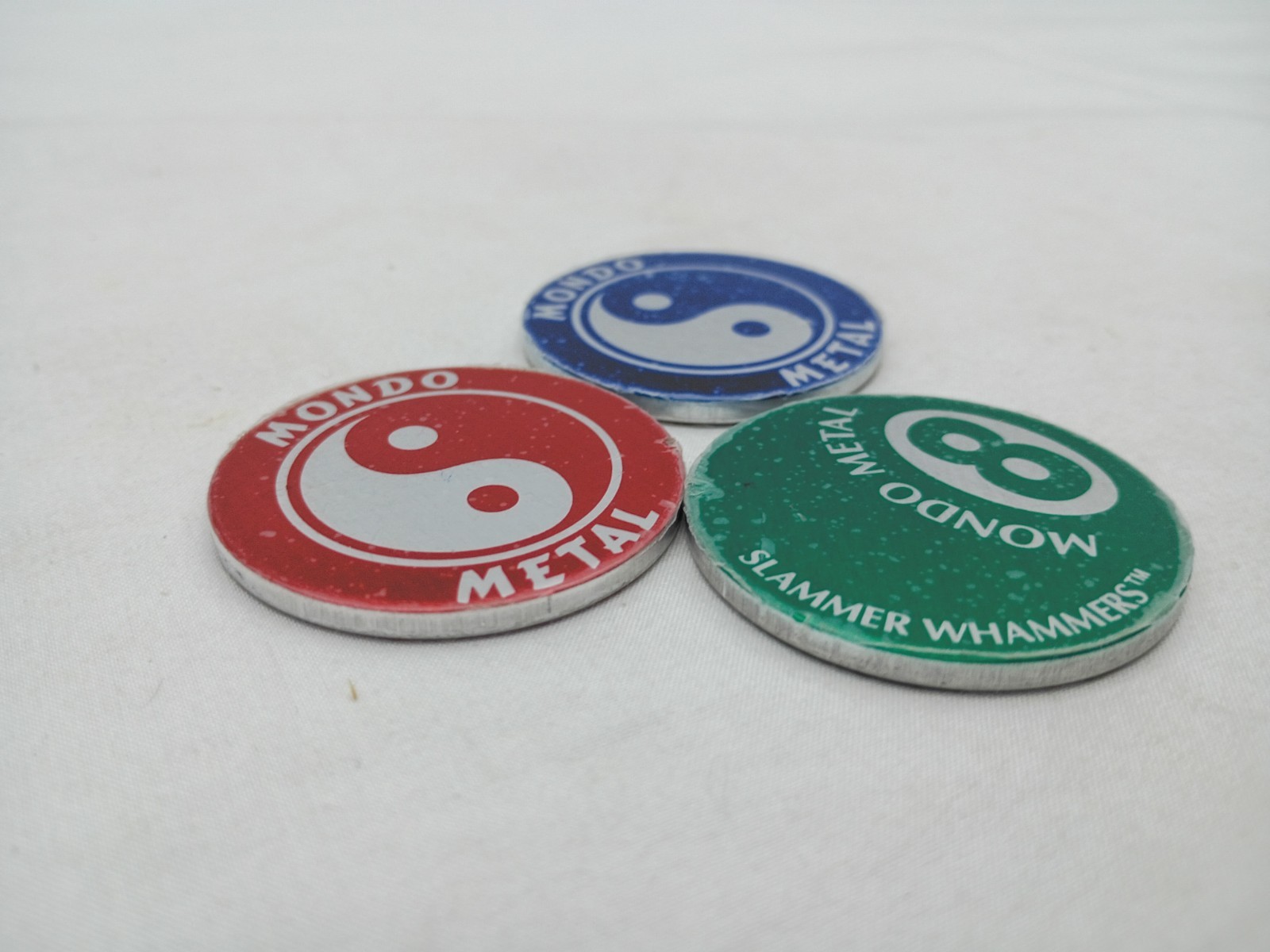 Lot of 3 1994 POGS Slammer Whammers MONDO METAL Imperial