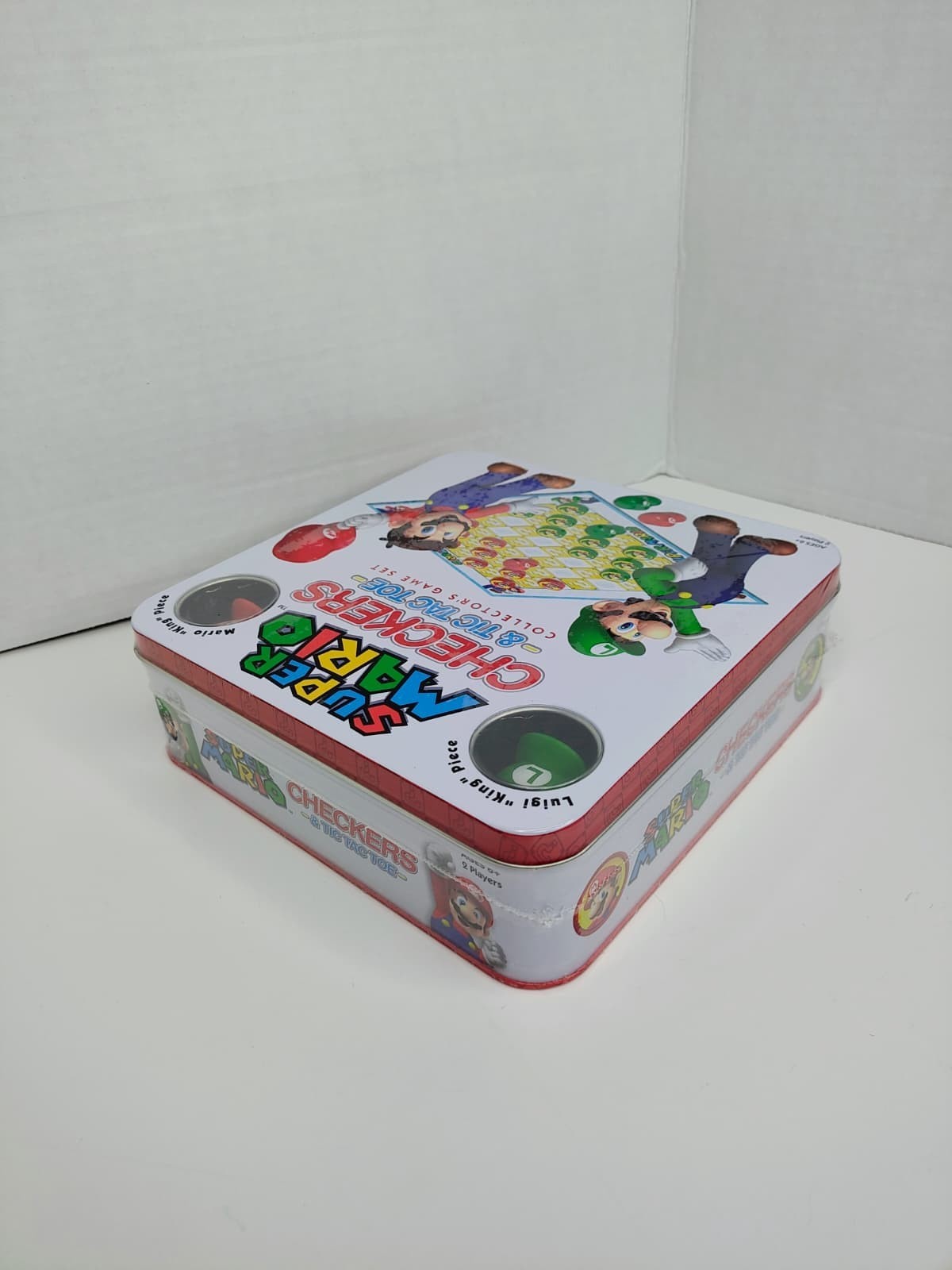 Super Mario Checkers & Tic-Tac-Toe Collector’s Tin Game USAopoly SEALED BrandNEW