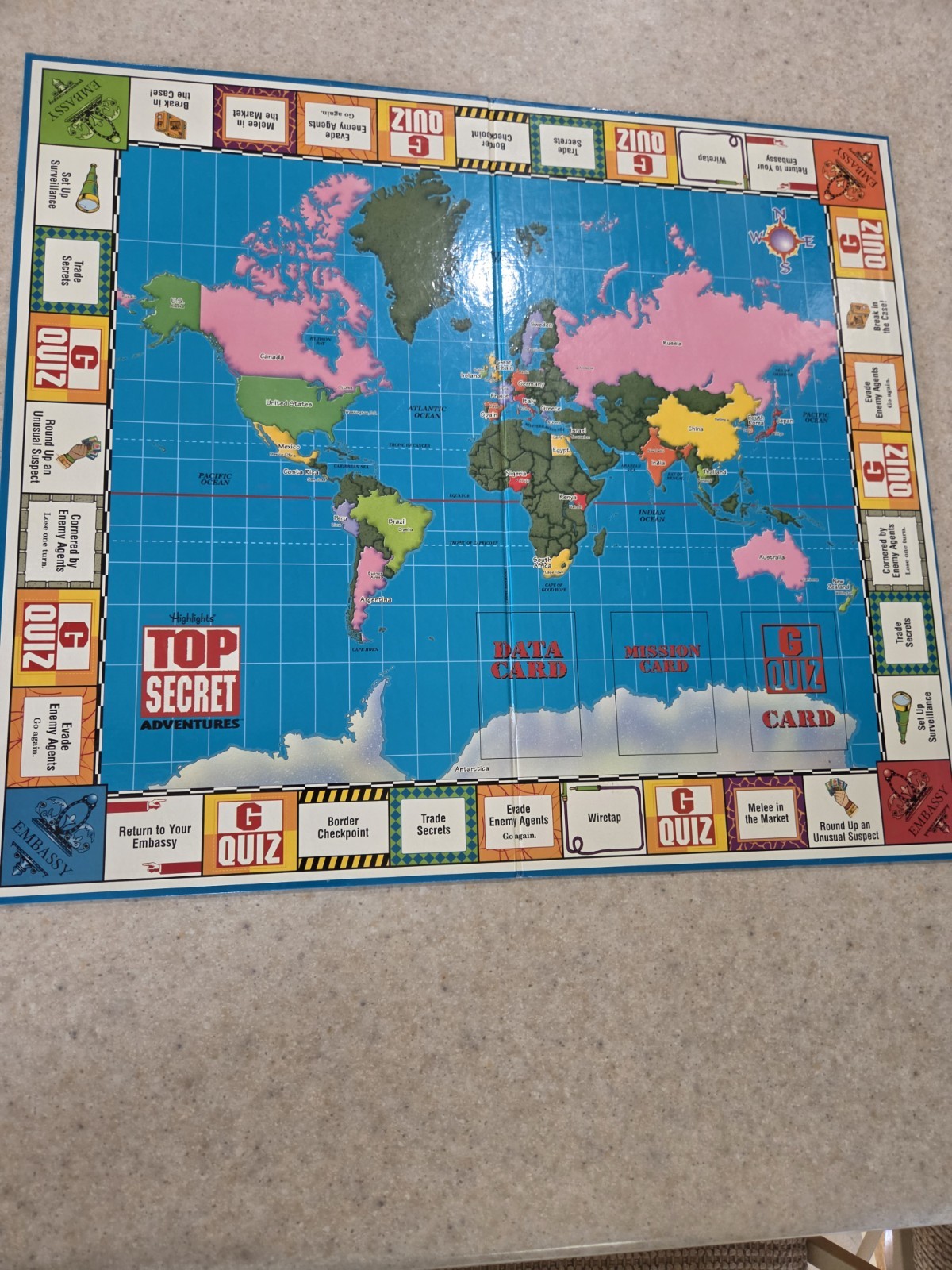 Top Secret Adventures Board Game Highlights 2005 Complete