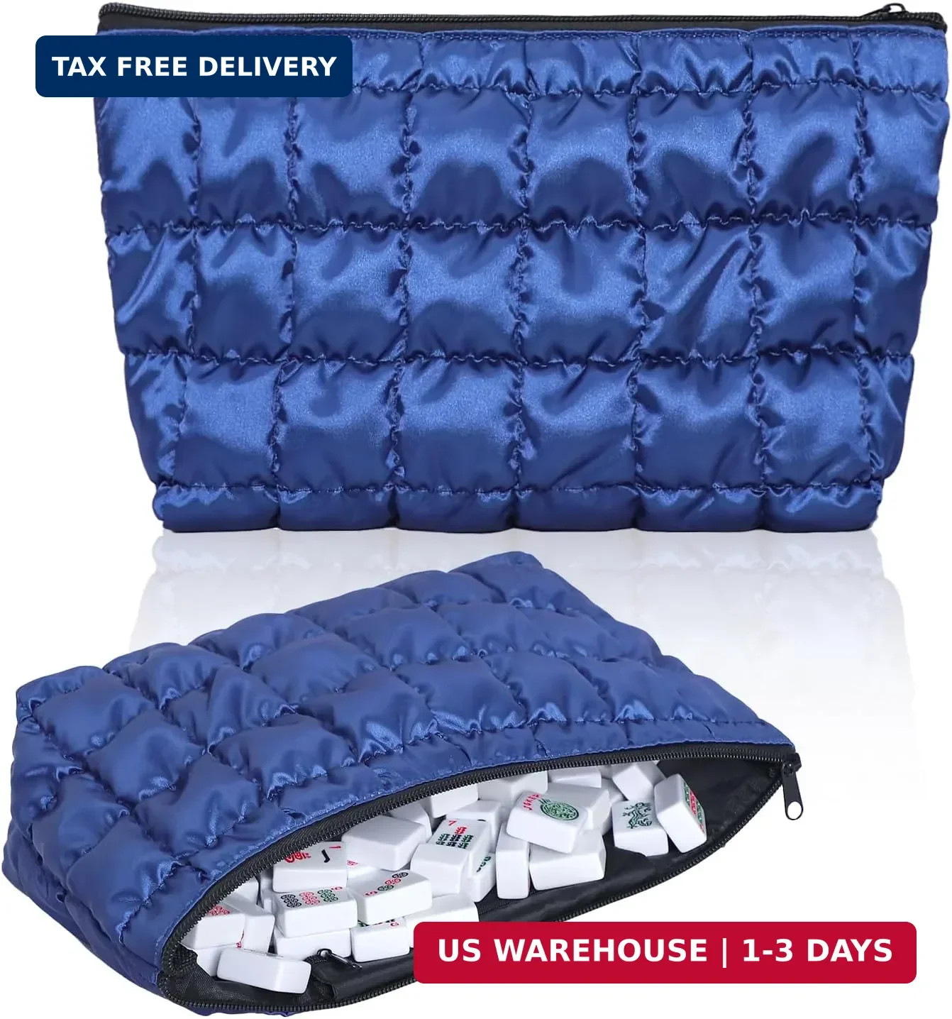 Jongyance Empty Mahjong Tiles Bag, Thickened Mahjong Bag for 166 American Mahjon