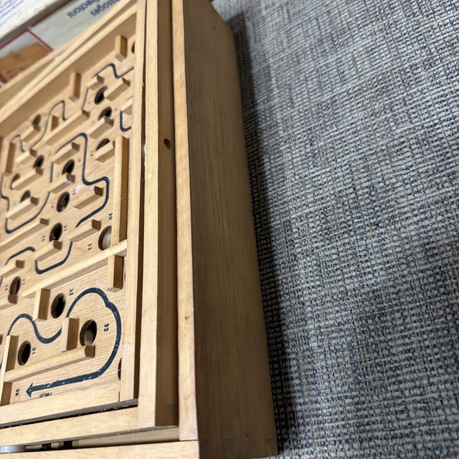 Vintage Labyrinth Game by Pavilion 1987 with Tray and 2 Metal Marbles