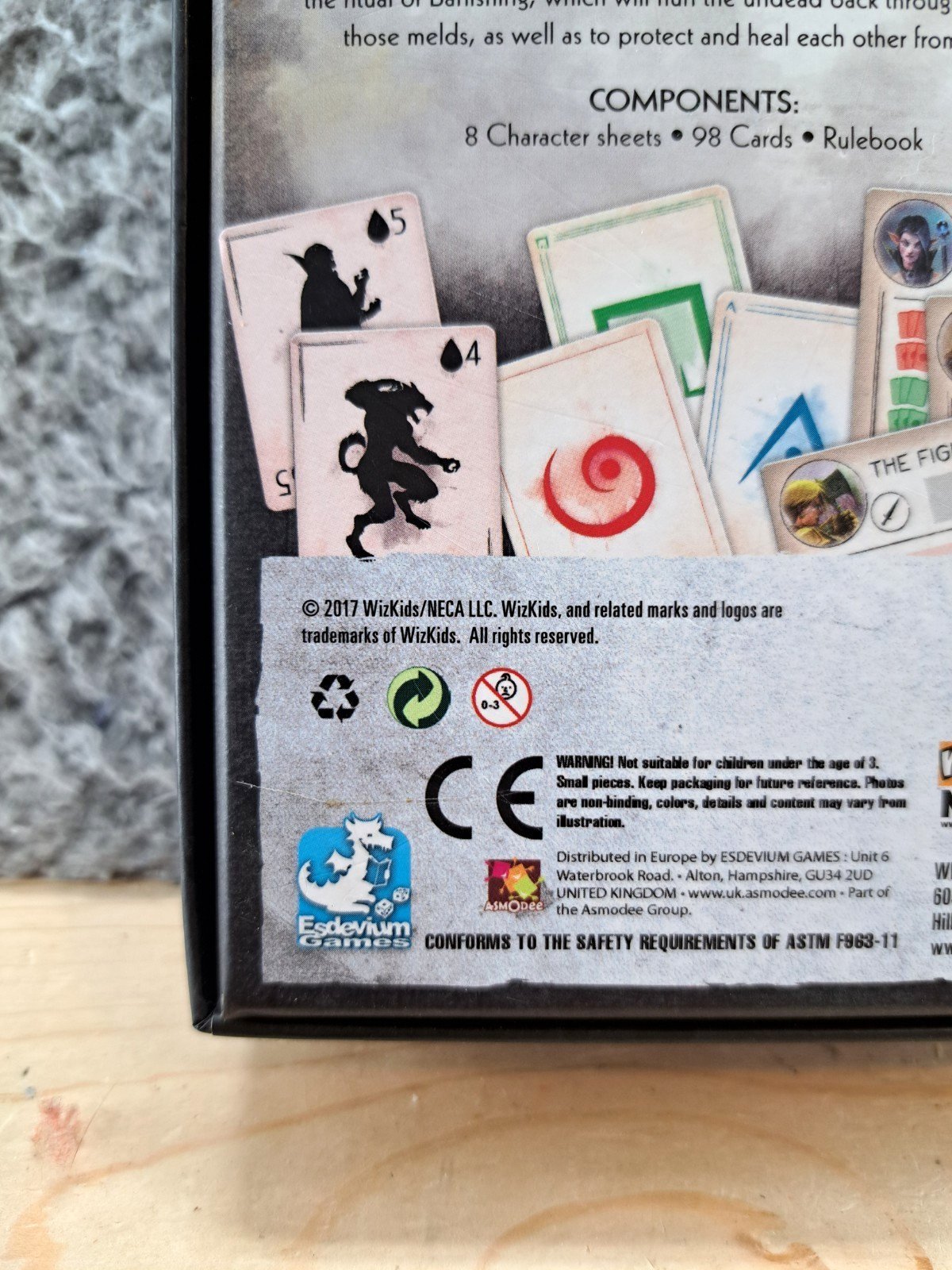 The Banishing Card Game By Wizkids Sean Rumble RPG Style Co-op 2017 COMPLETE