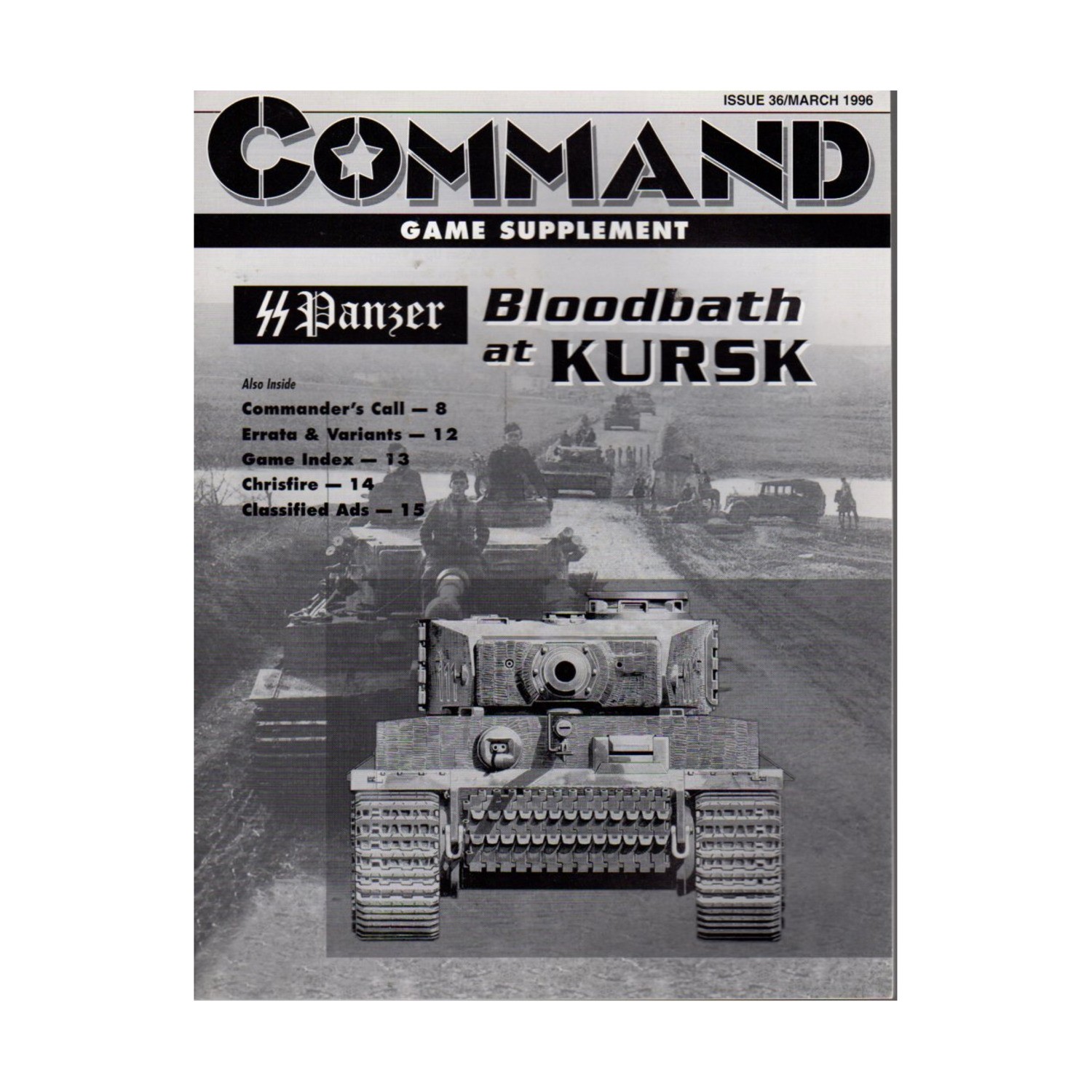 XTR Command Mag #36 w/SS Panzer – Bloodbath at Kursk Mag VG+