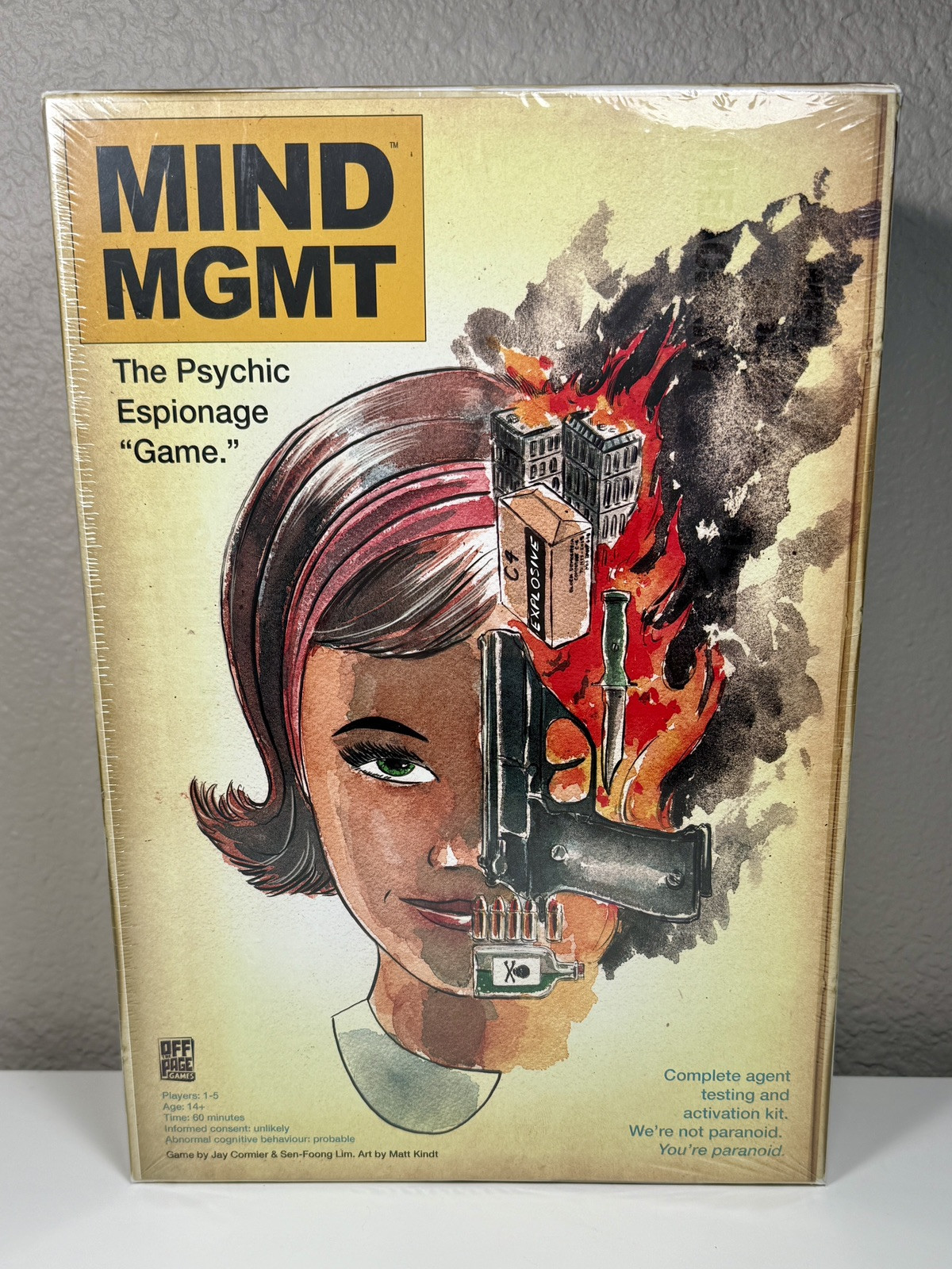 MIND MGMT The Psychic Espionage “Game” Loyalty Test – Off the Page Games