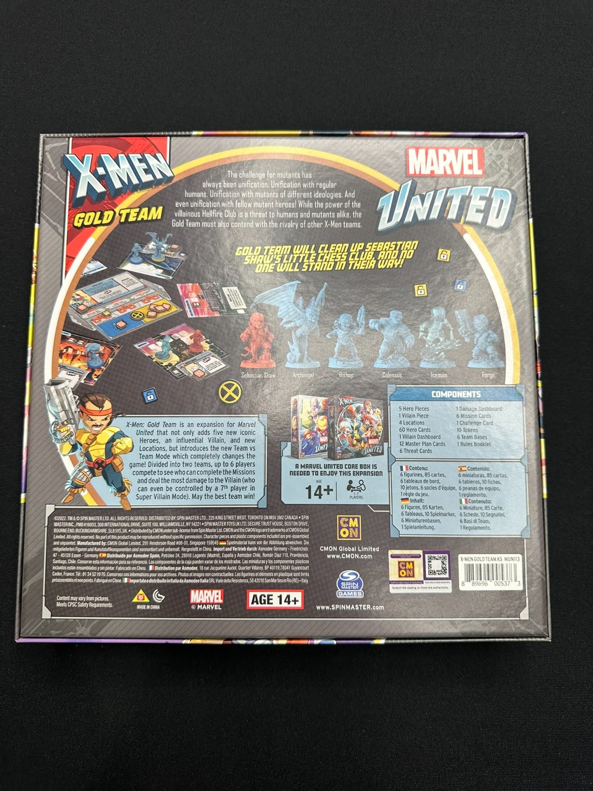 Marvel United 4x Expansion Lot (First Class, Blue, Gold, Phoenix) Kickstarter