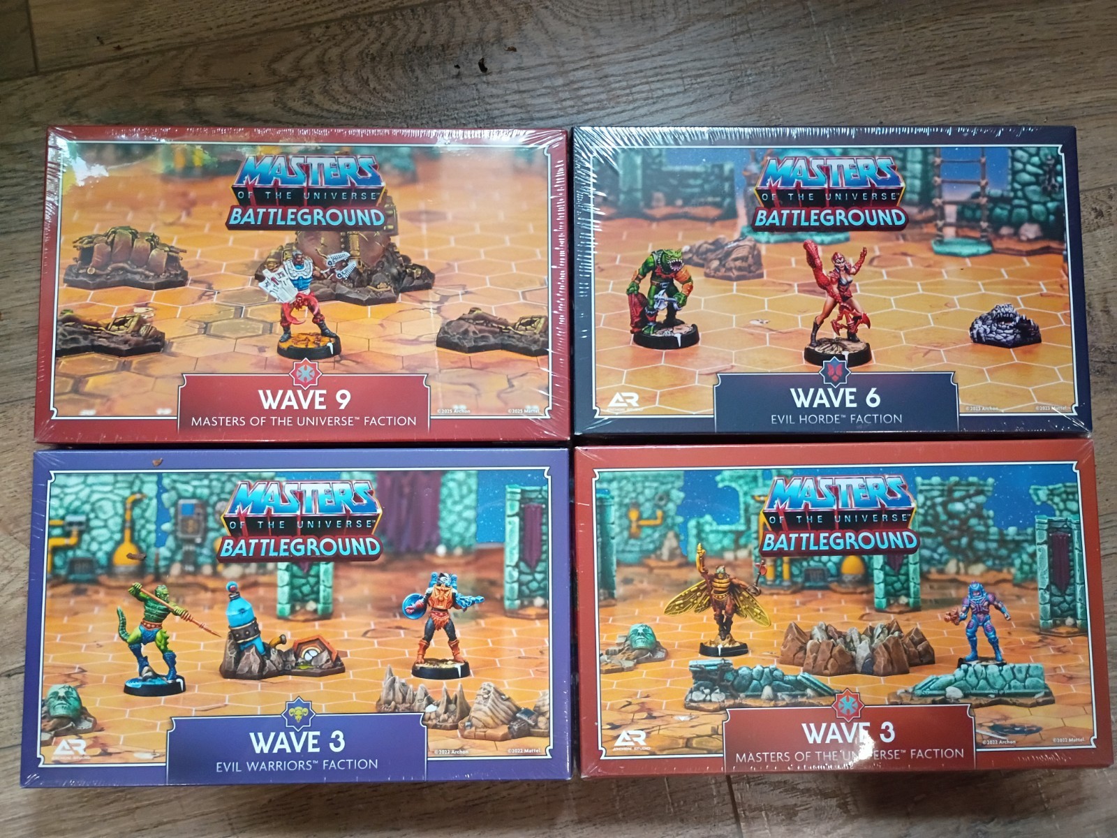 Masters of the Universe Battlegrounds Wave 3, 6, 9 + King Randor & Queen Marlena