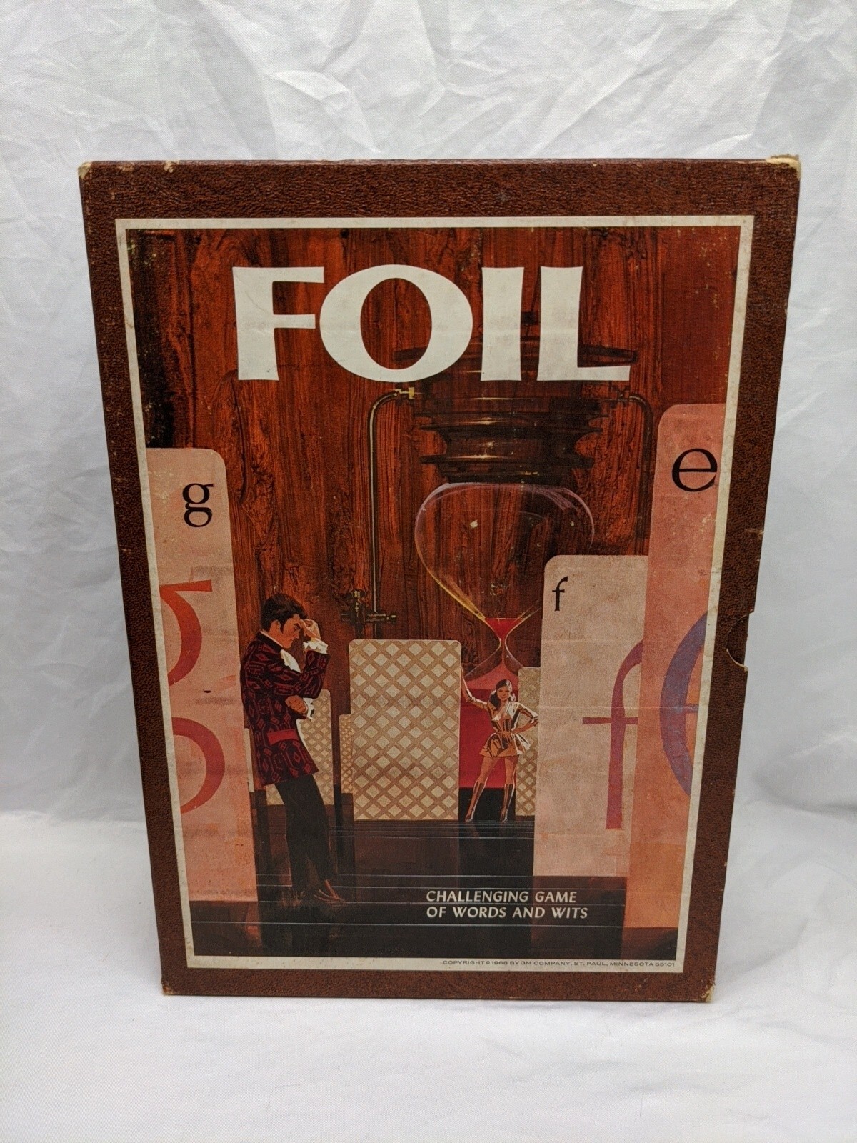 Foil Challenging Game Of Words And Wits 3M Bookshelf Games Board Game Complete