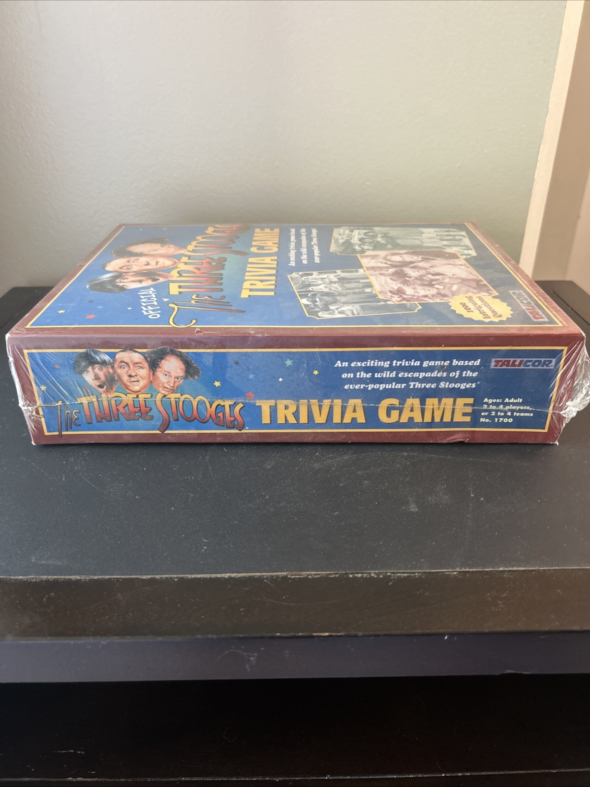 The Official Three Stooges Trivia Game Sealed In Plastic 2000 By Talicor