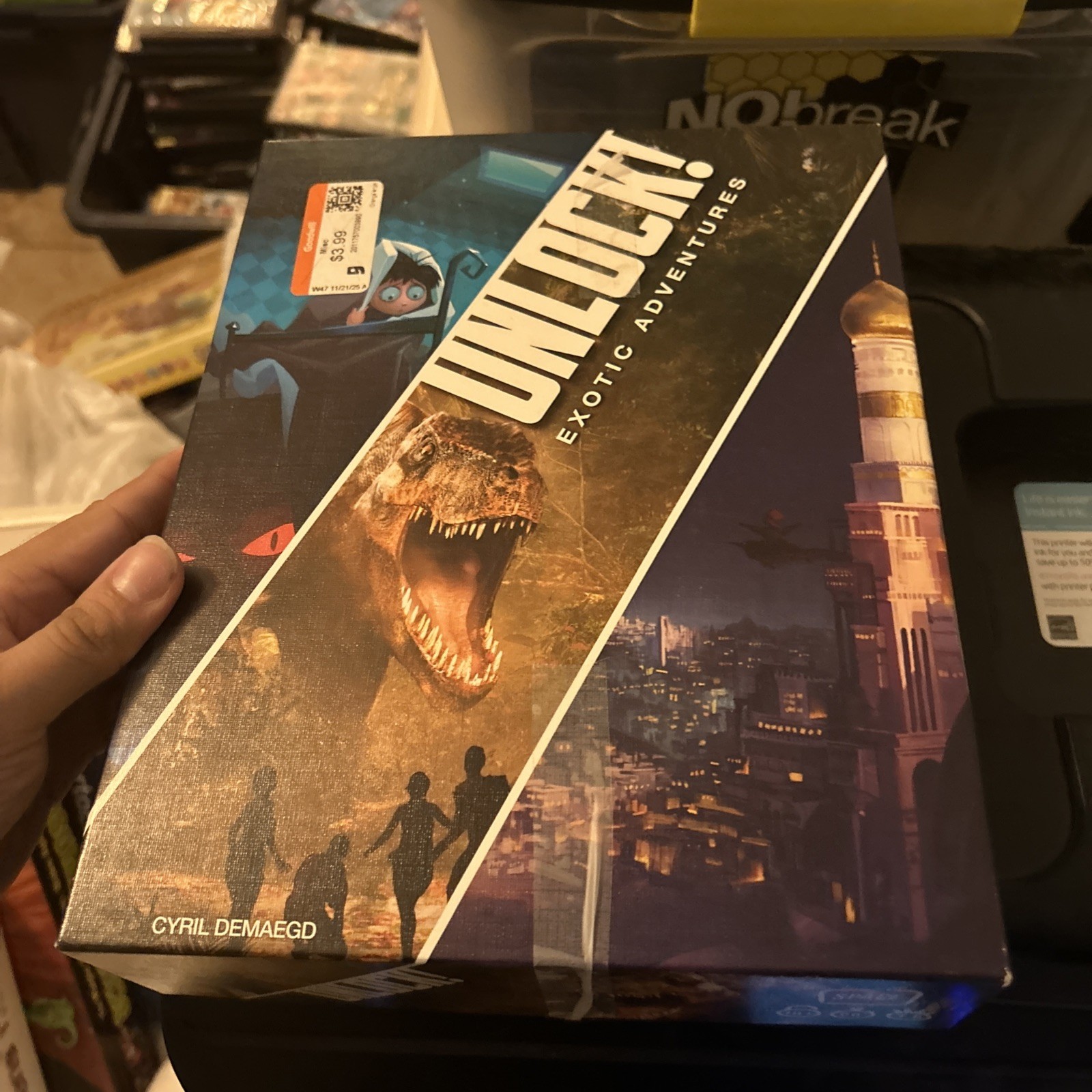 Unlock! Exotic Adventures Cooperative Escape Room Game Space Cowboy Used